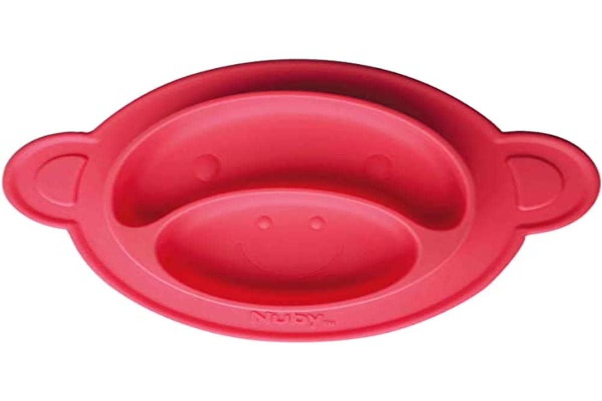 n-by-piatto-in-silicone-antiscivolo-con-ventosa-e-separazioni-rosso-microonde-e- image 1
