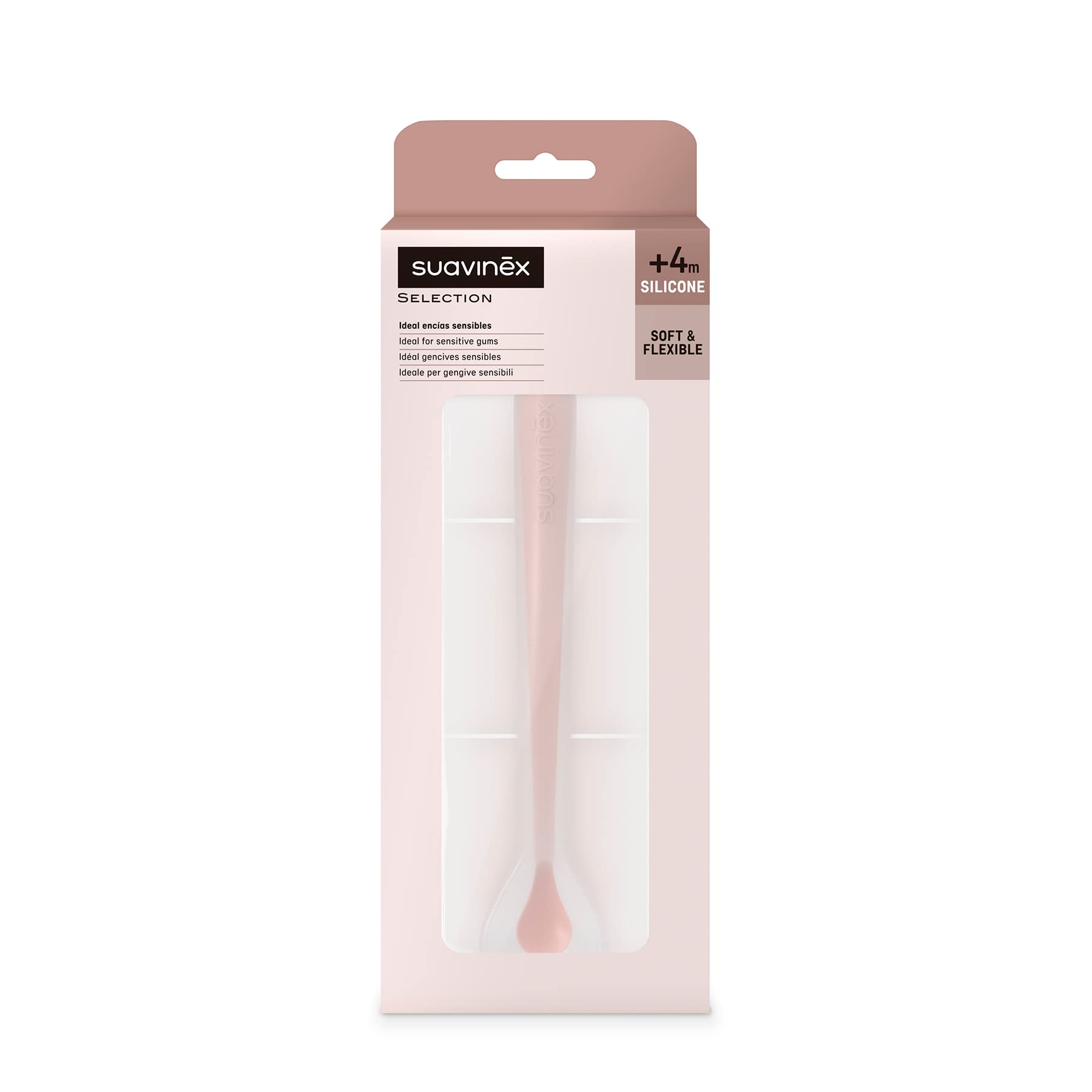 suavinex-cucchiaio-in-silicone-per-bambini-4-mesi-essence-nude-cucchiaio-per-imp image 2