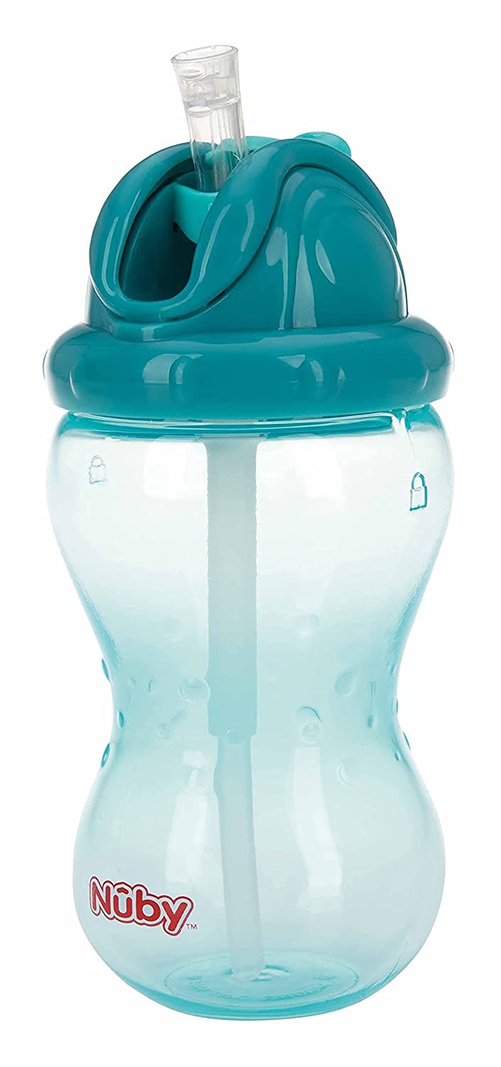 nuby-borraccia-flip-it-con-cannuccia-in-silicone-antigoccia-360-ml-dai-12-mesi-s image 2