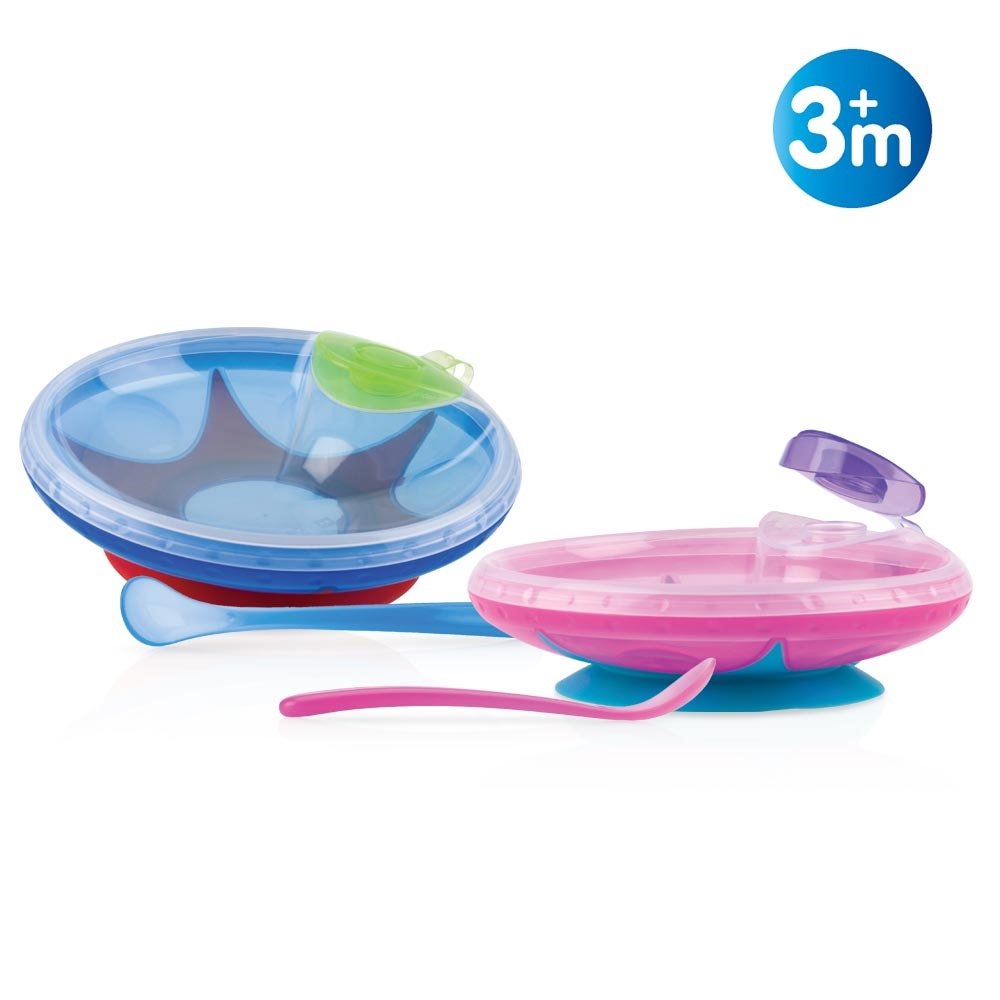 nuby-pappacalda-piattino-termico-con-cucchiaino-doppio-scomparto-che-mantiene-ca image 2