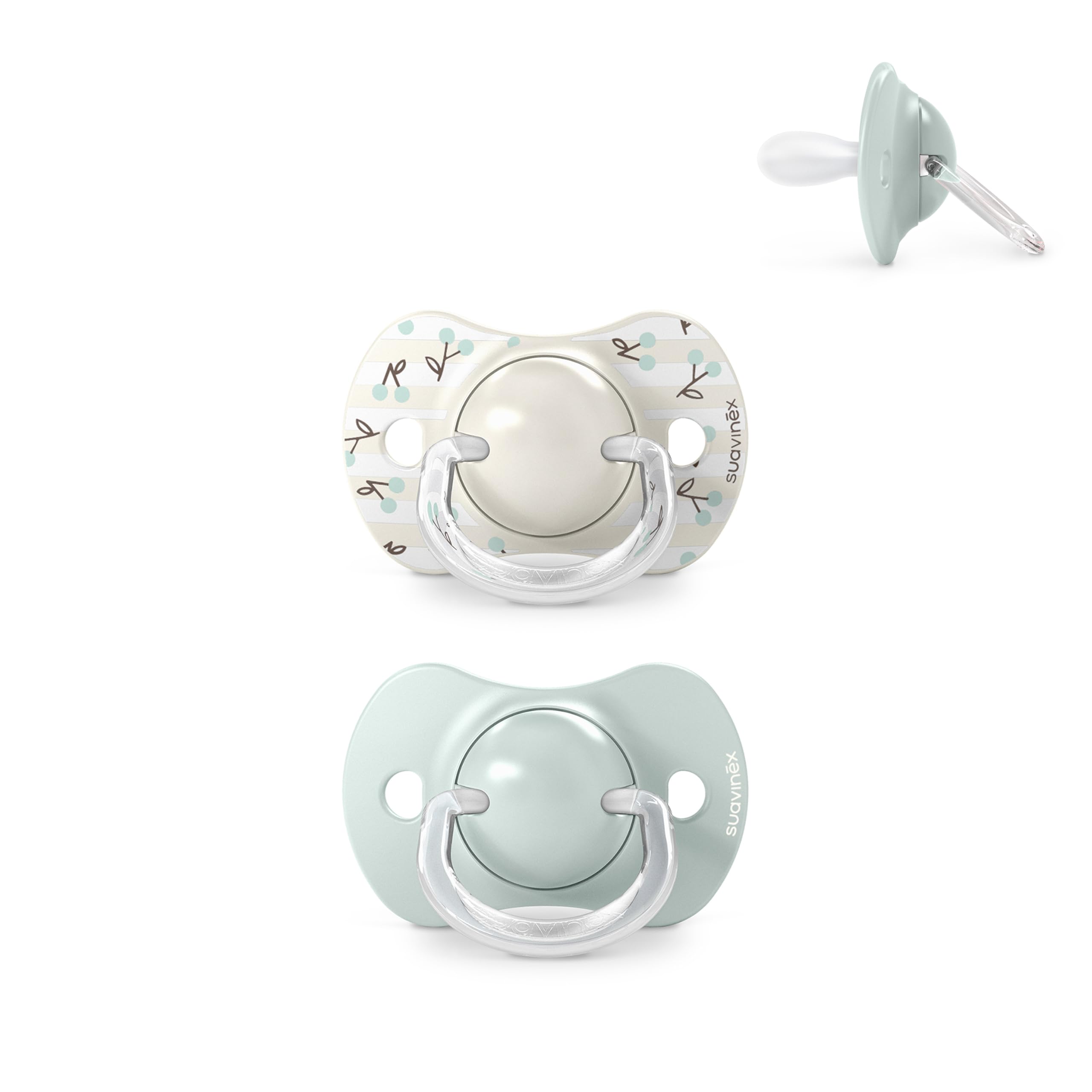 suavinex-sx-pro-birdies-confezione-2-ciucci-neonati-0-6-mesi-tettarella-in-silic image 1