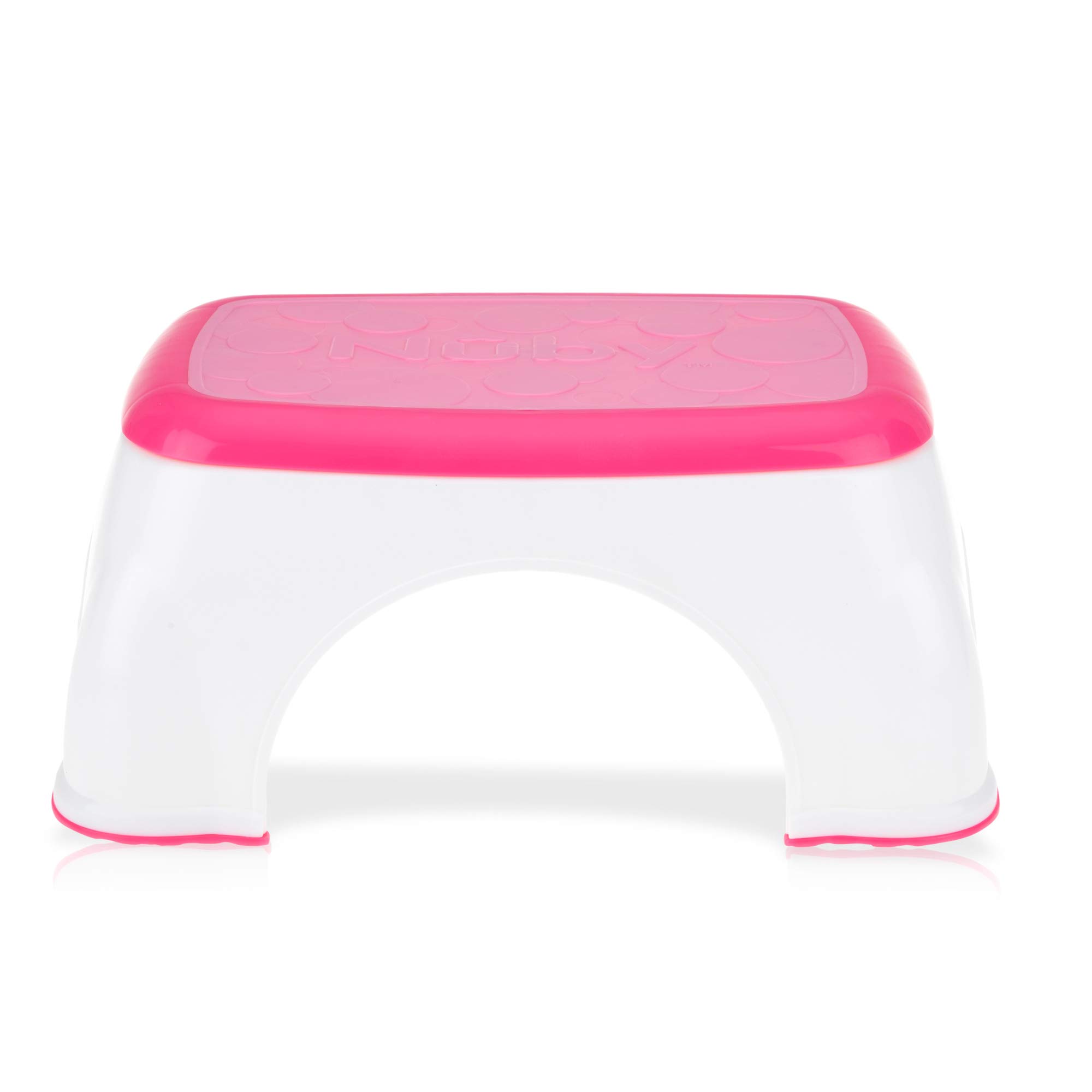 nuby-sgabello-step-up-antiscivolo-rosa-per-bagno-e-lavandino image 2