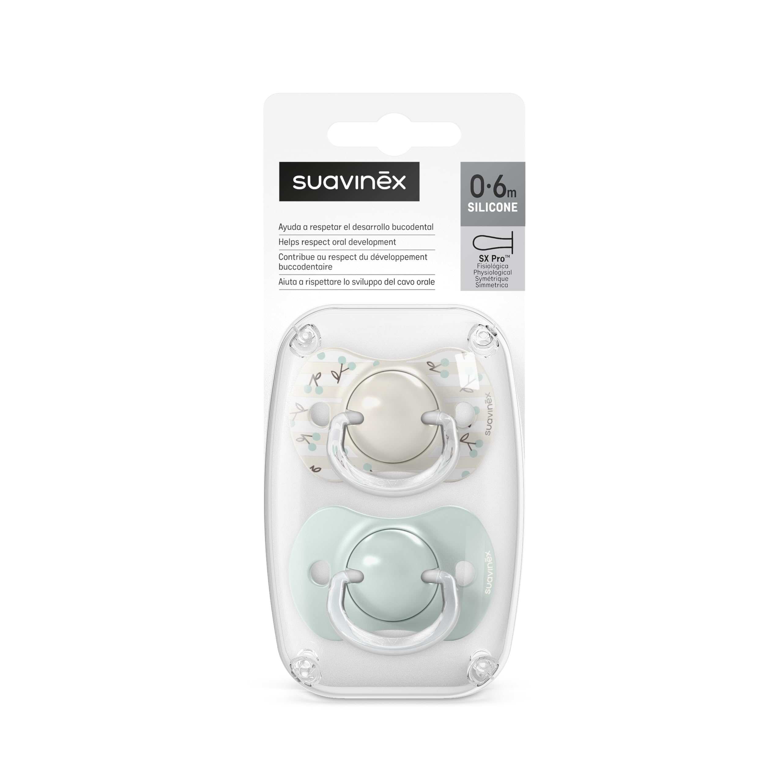 suavinex-sx-pro-birdies-confezione-2-ciucci-neonati-0-6-mesi-tettarella-in-silic image 5