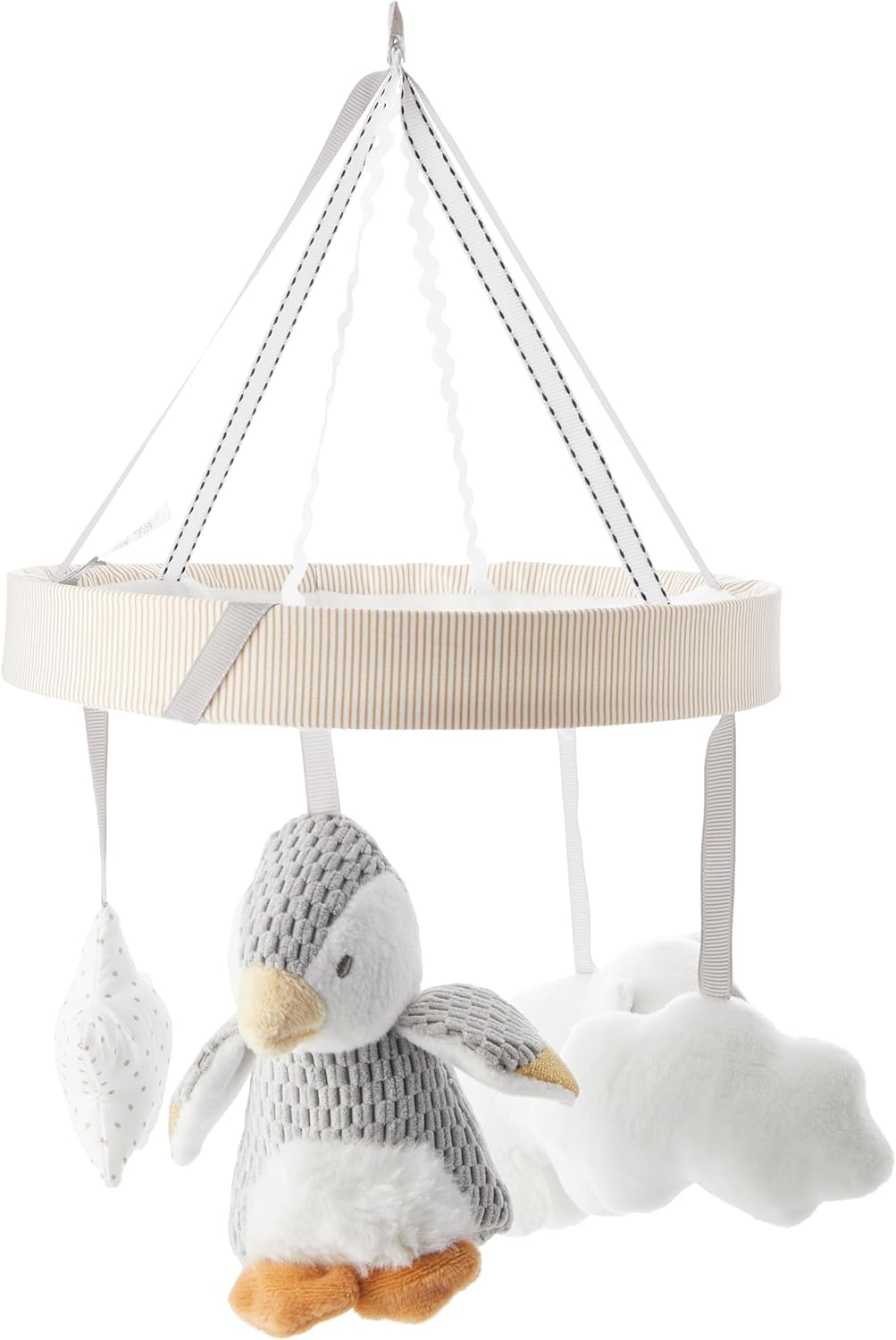 nuby-culla-mobile-musicale-per-neonati-penguin-con-braccio-regolabile-5-ninne-na image 5