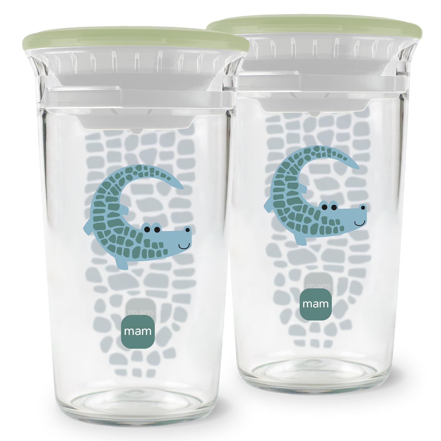 mam-easy-to-drink-cup-360-set-da-2-tazze-bambini-290-ml-valvola-antigoccia-trita image 1