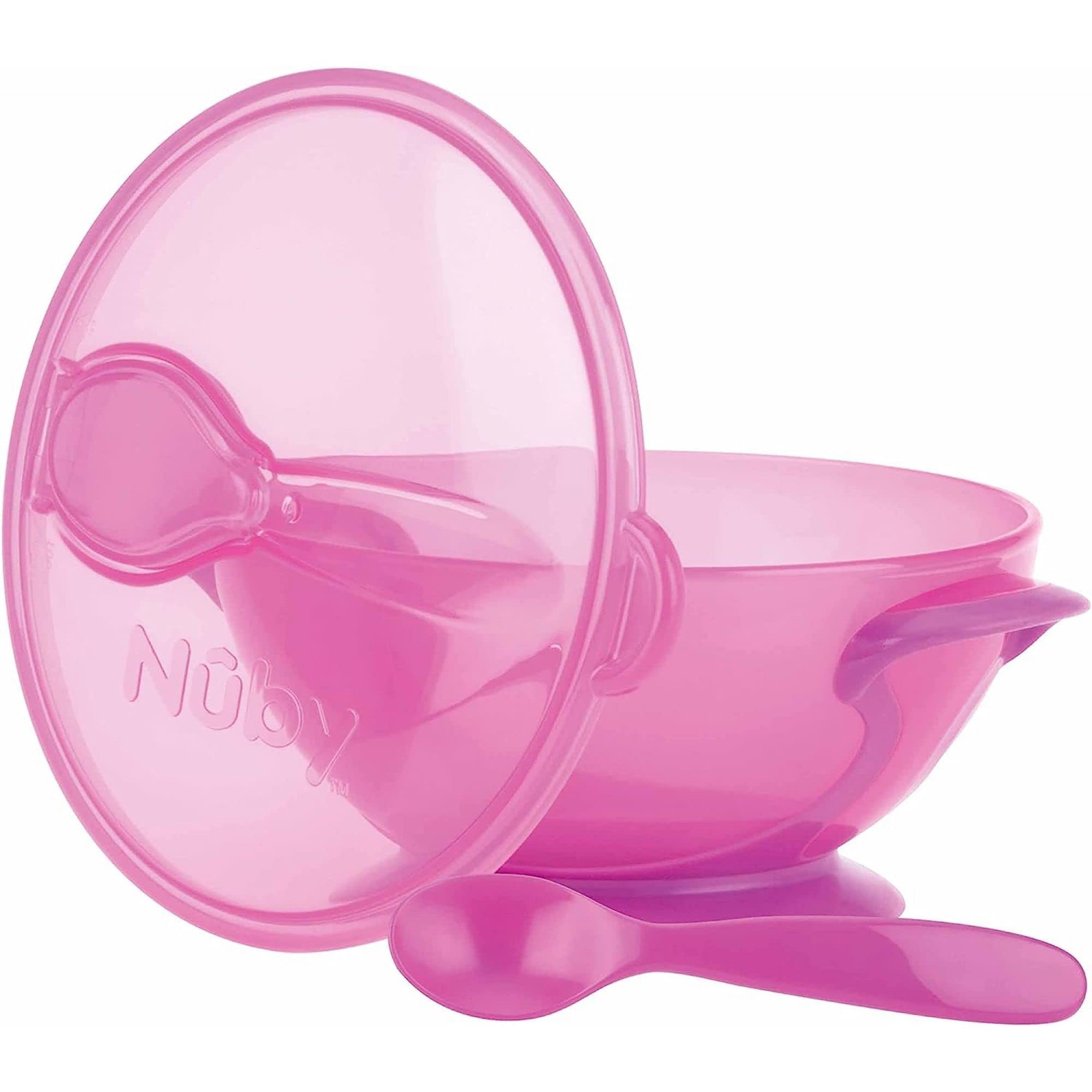 nuby-id5419-piatto-fondo-con-ventosa-coperchio-ermetico-e-cucchiaio-360-ml image 6