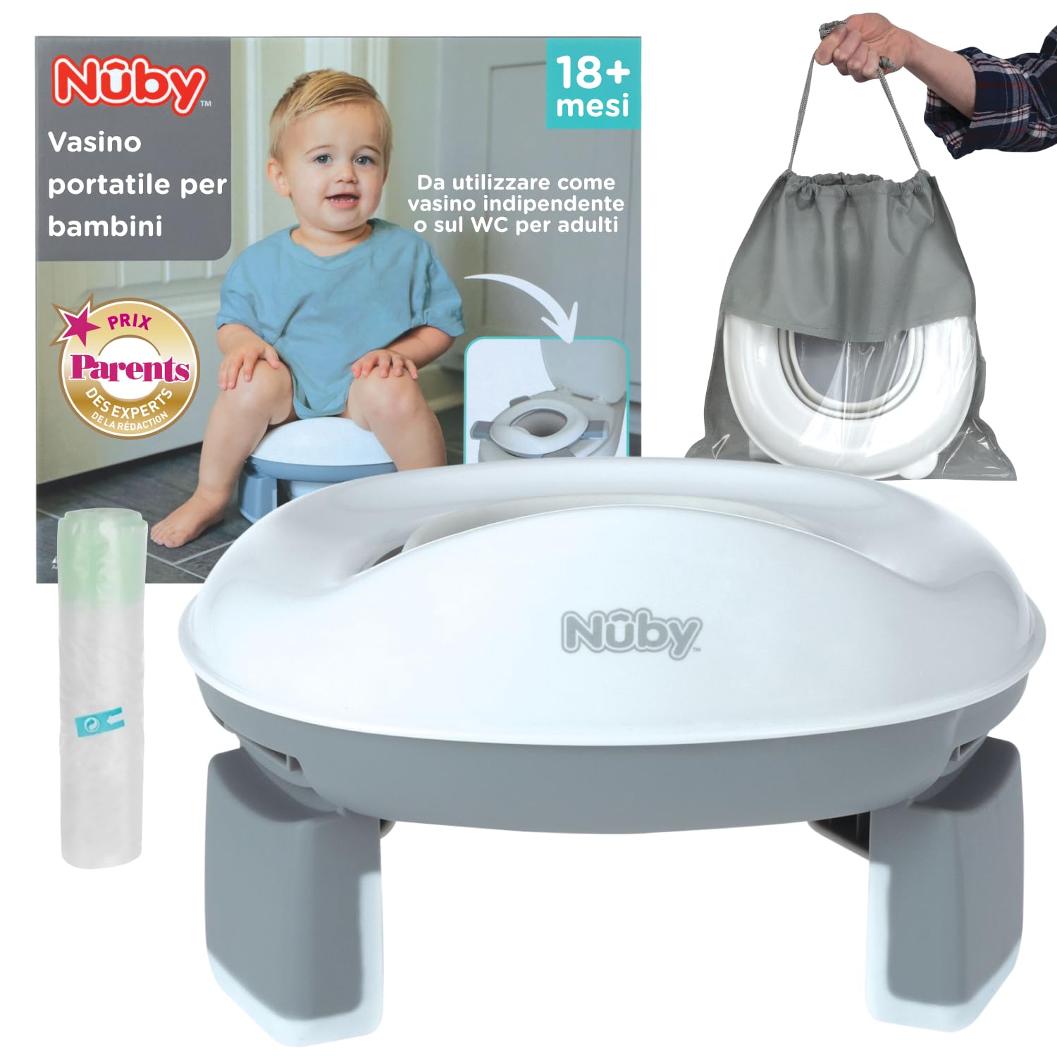 nuby-sedile-wc-pieghevole-e-portatile-riduttore-wc-da-viaggio-antiscivolo-con-bo image 8
