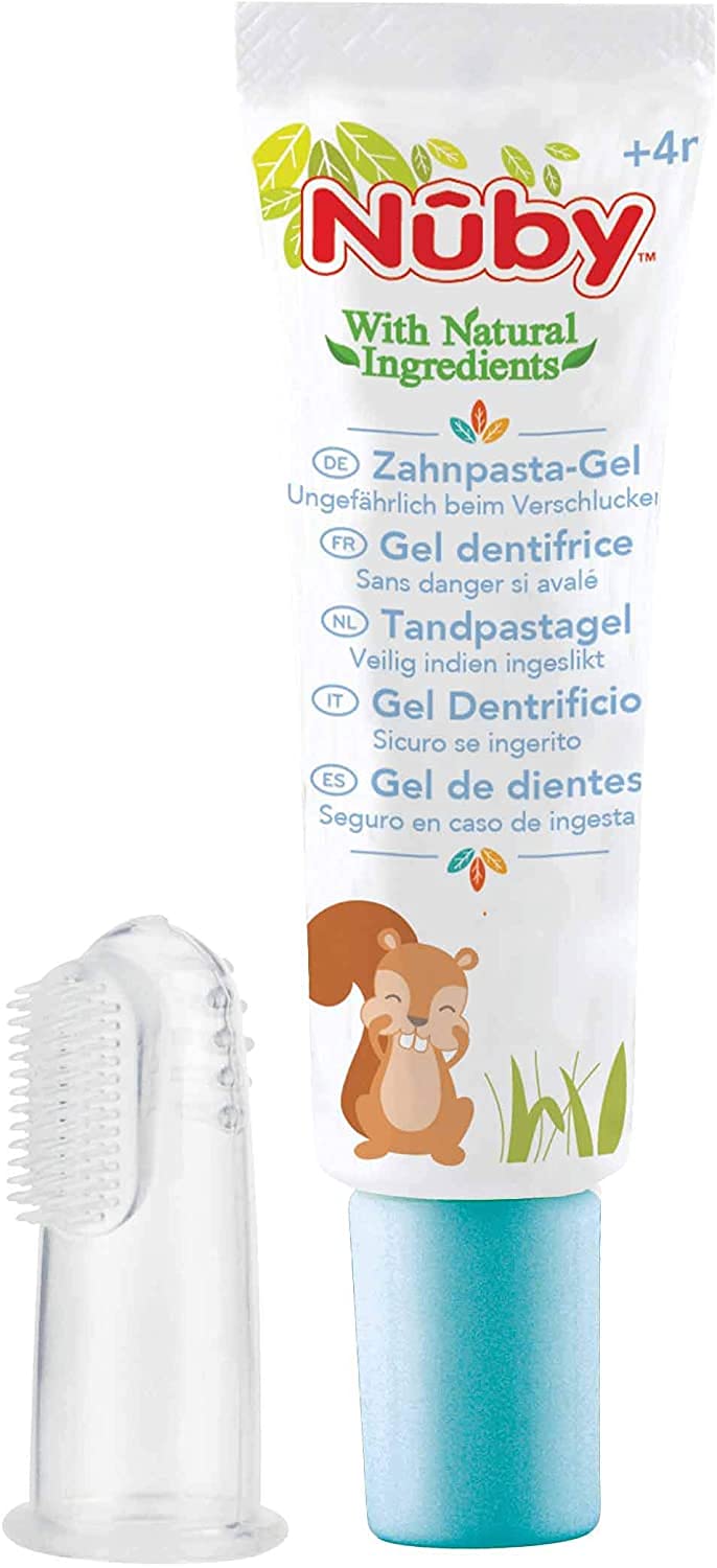 nuby-dentifricio-all-natural-per-bambini-con-spazzolino-da-dito-20-ml-4-24-mesi- image 1