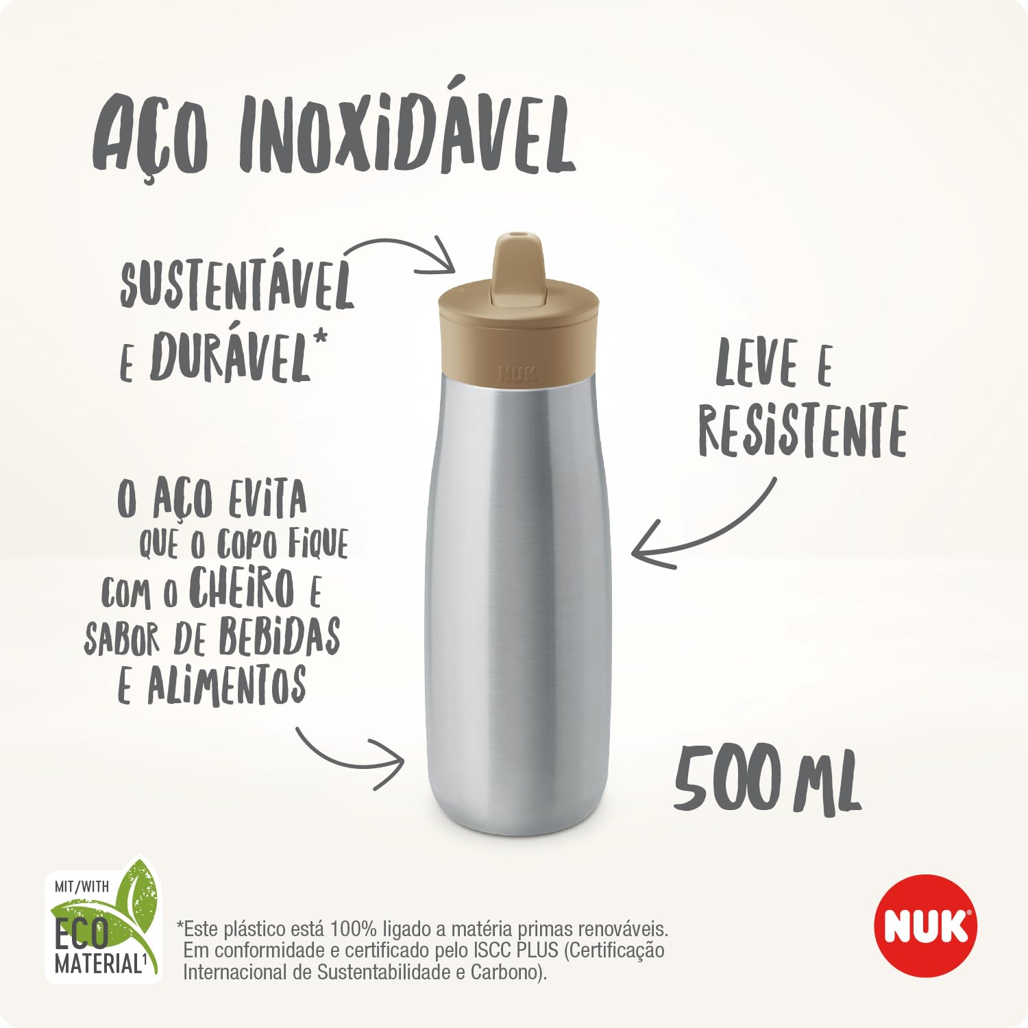nuk-mini-me-flip-borraccia-in-acciaio-inox-per-bambini-12-mesi-500-ml-tappo-2-in image 5