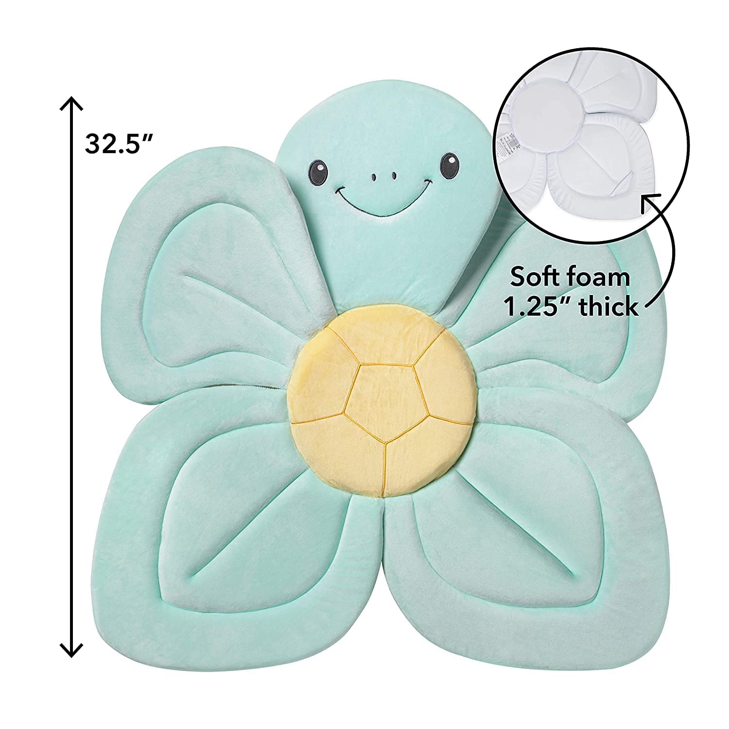 nuby-dr-talbot-s-cuscino-da-bagno-a-forma-di-tartaruga-per-beb-morbido-supporto- image 5