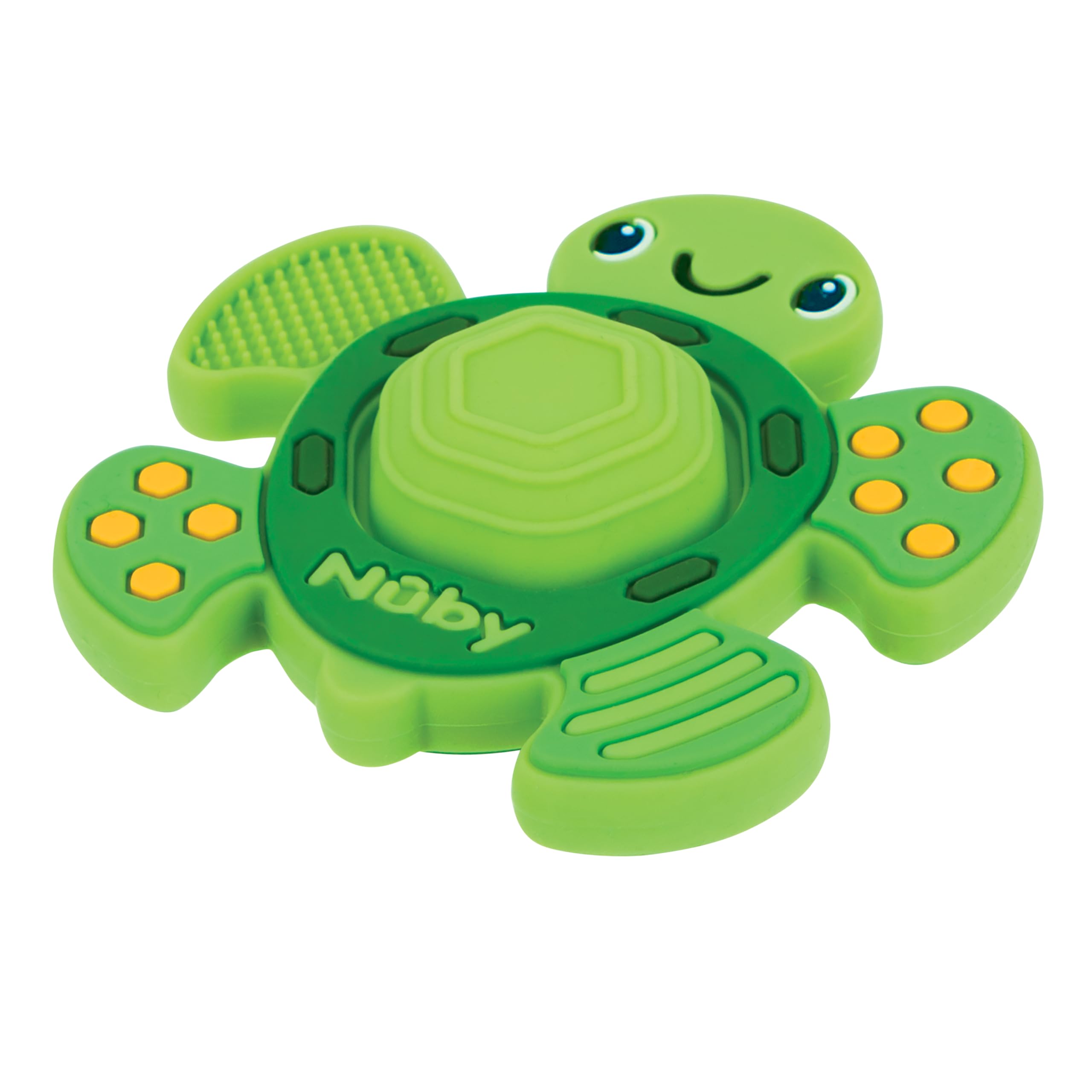 nuby-teethe-n-pop-tartaruga-anello-da-dentizione-sensoriale-in-silicone-morbido- image 6