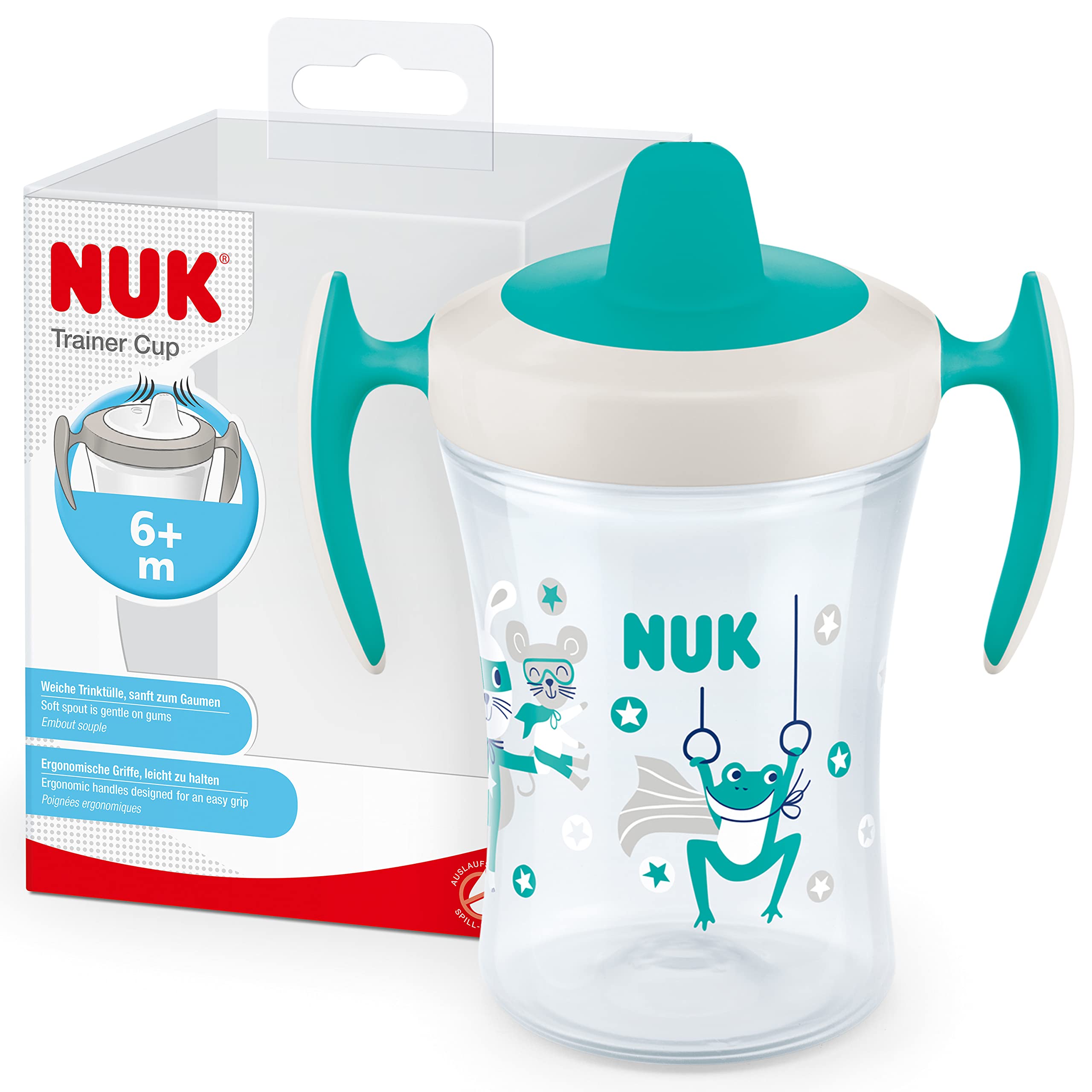 nuk-trainer-cup-230-ml-bicchiere-antigoccia-con-beccuccio-morbido-6-mesi-senza-b image 8