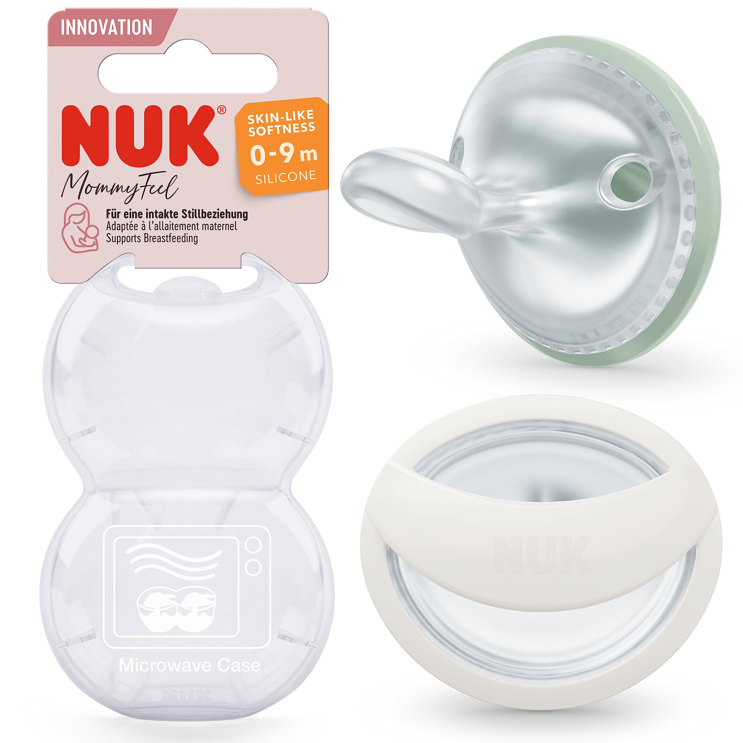 nuk-mommyfeel-succhietto-0-9-mesi-set-da-2-tettarella-in-silicone-senza-bpa-a-fo image 1