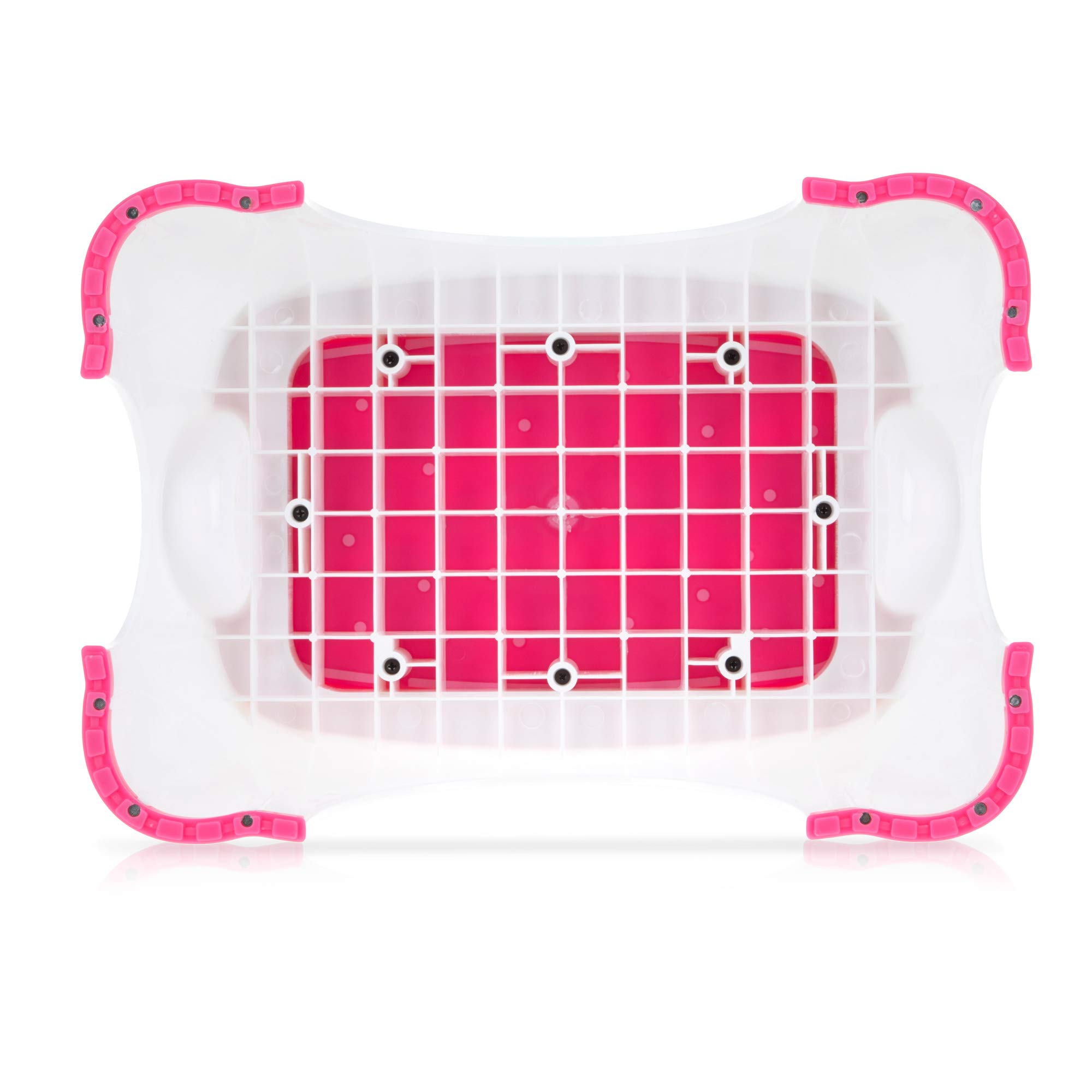 nuby-sgabello-step-up-antiscivolo-rosa-per-bagno-e-lavandino image 4