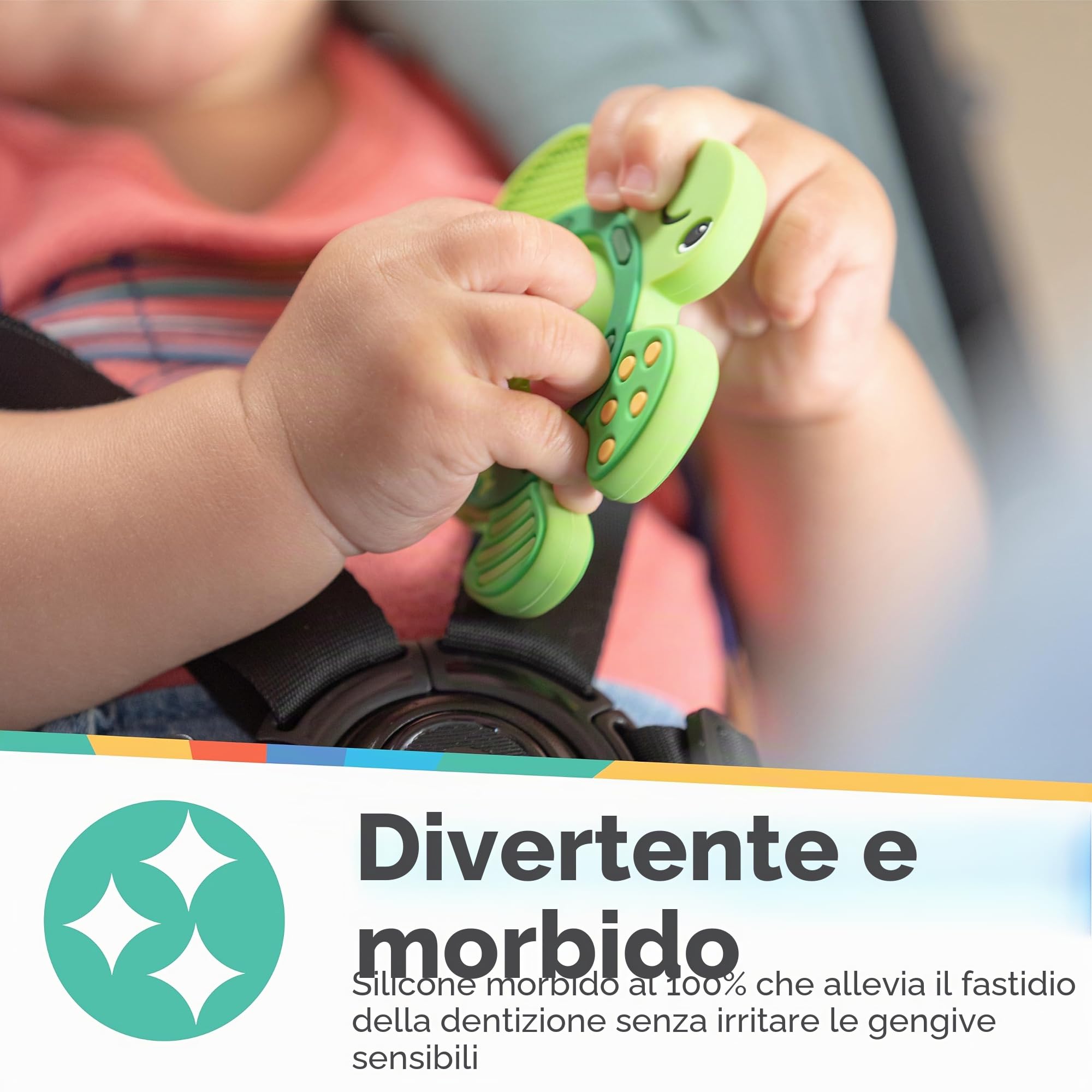 nuby-teethe-n-pop-tartaruga-anello-da-dentizione-sensoriale-in-silicone-morbido- image 4