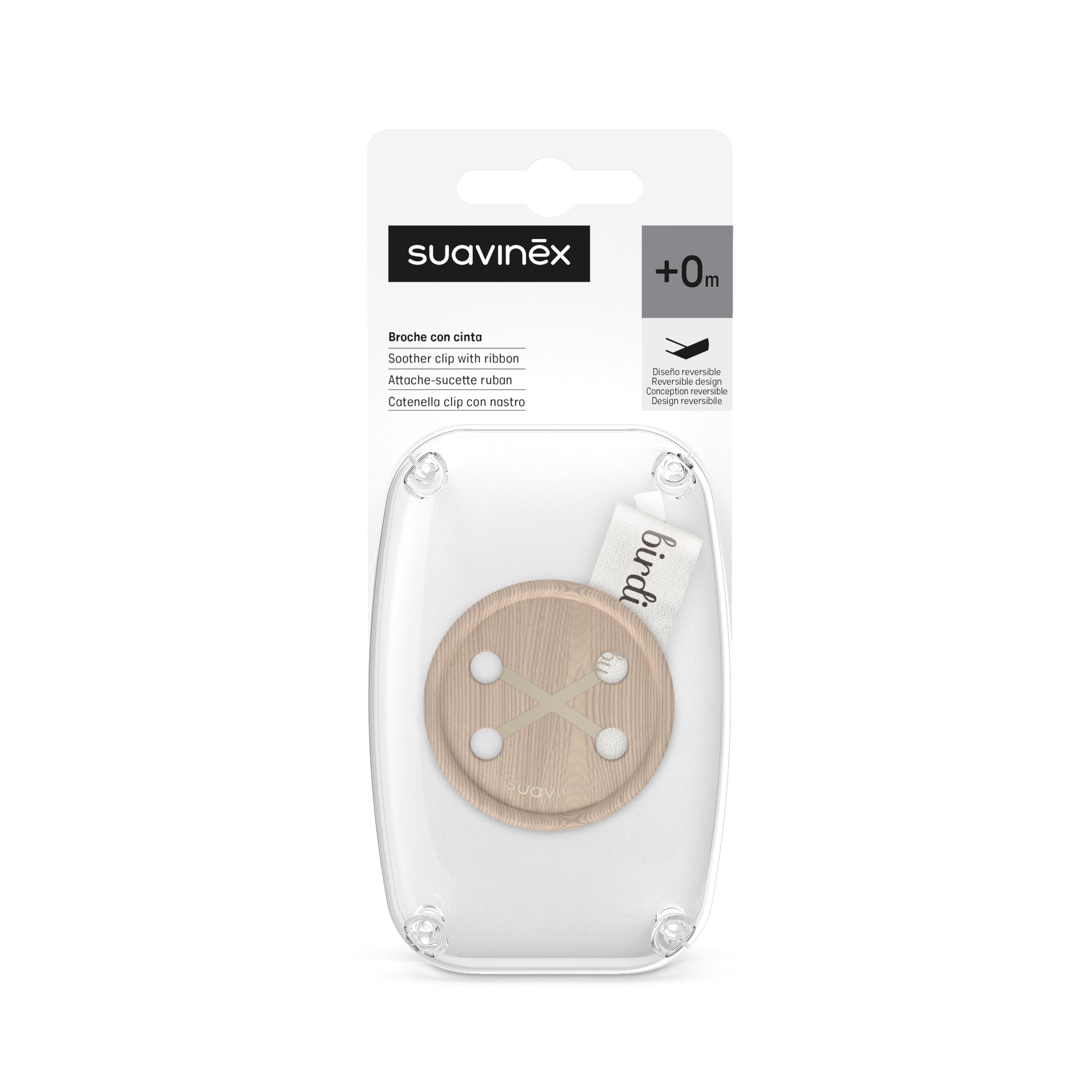 suavinex-birdies-portaciuccio-in-tela-con-clip-e-pinza-nastro-reversibile-per-ne image 2