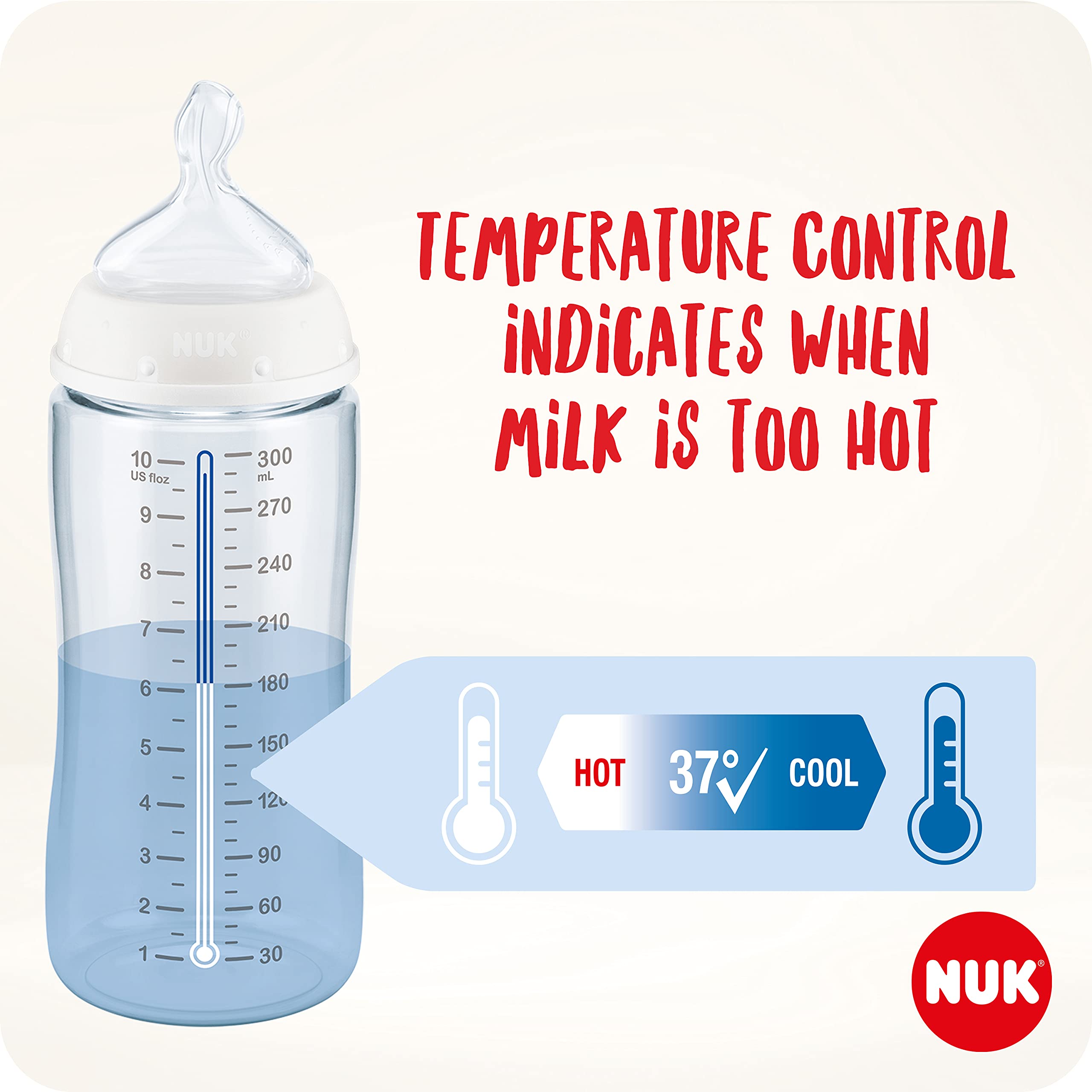 nuk-first-choice-biberon-300-ml-0-6-mesi-con-indicatore-di-temperatura-tettarell image 2