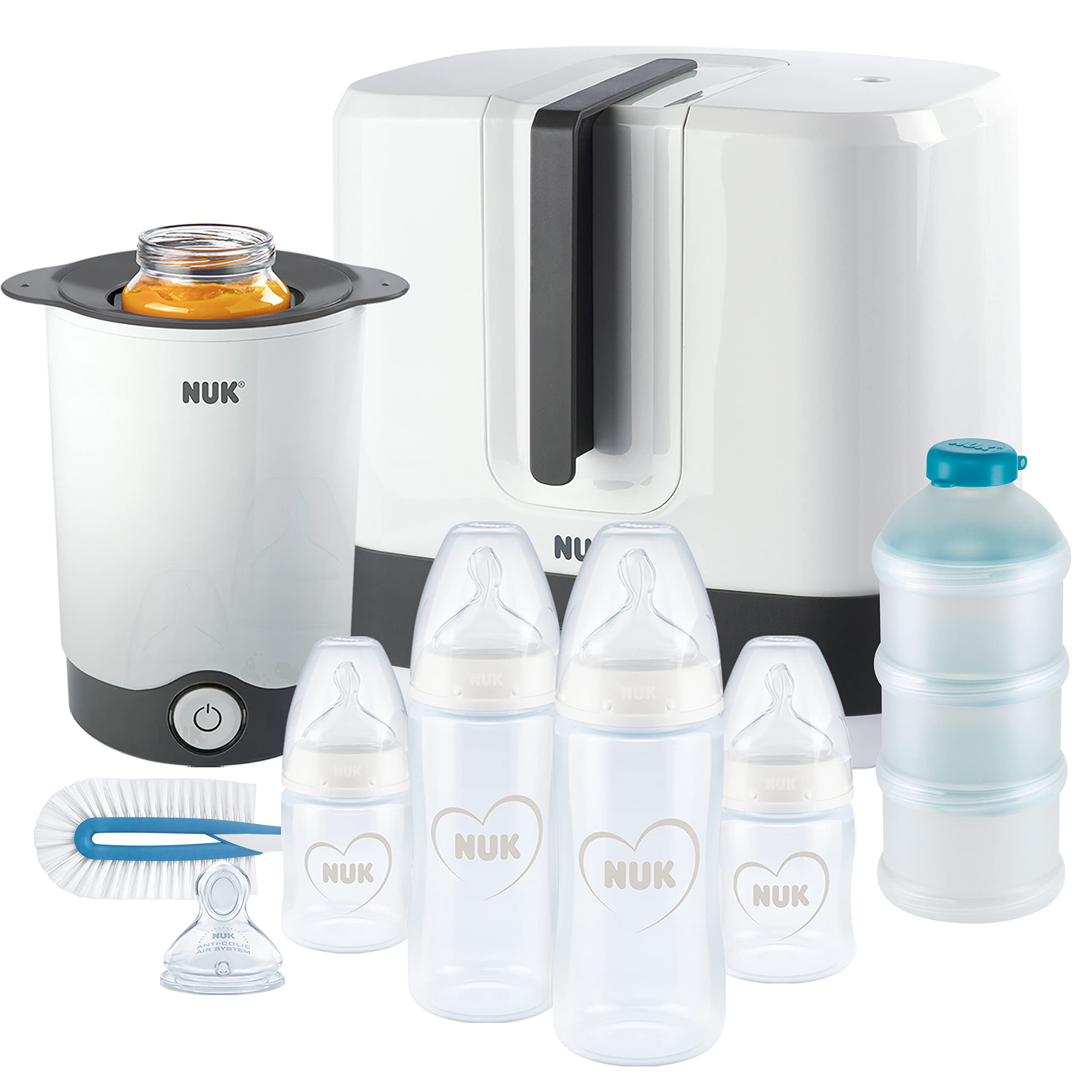 nuk-first-choice-set-completo-alimentazione-9-pezzi-con-sterilizzatore-vario-exp image 1