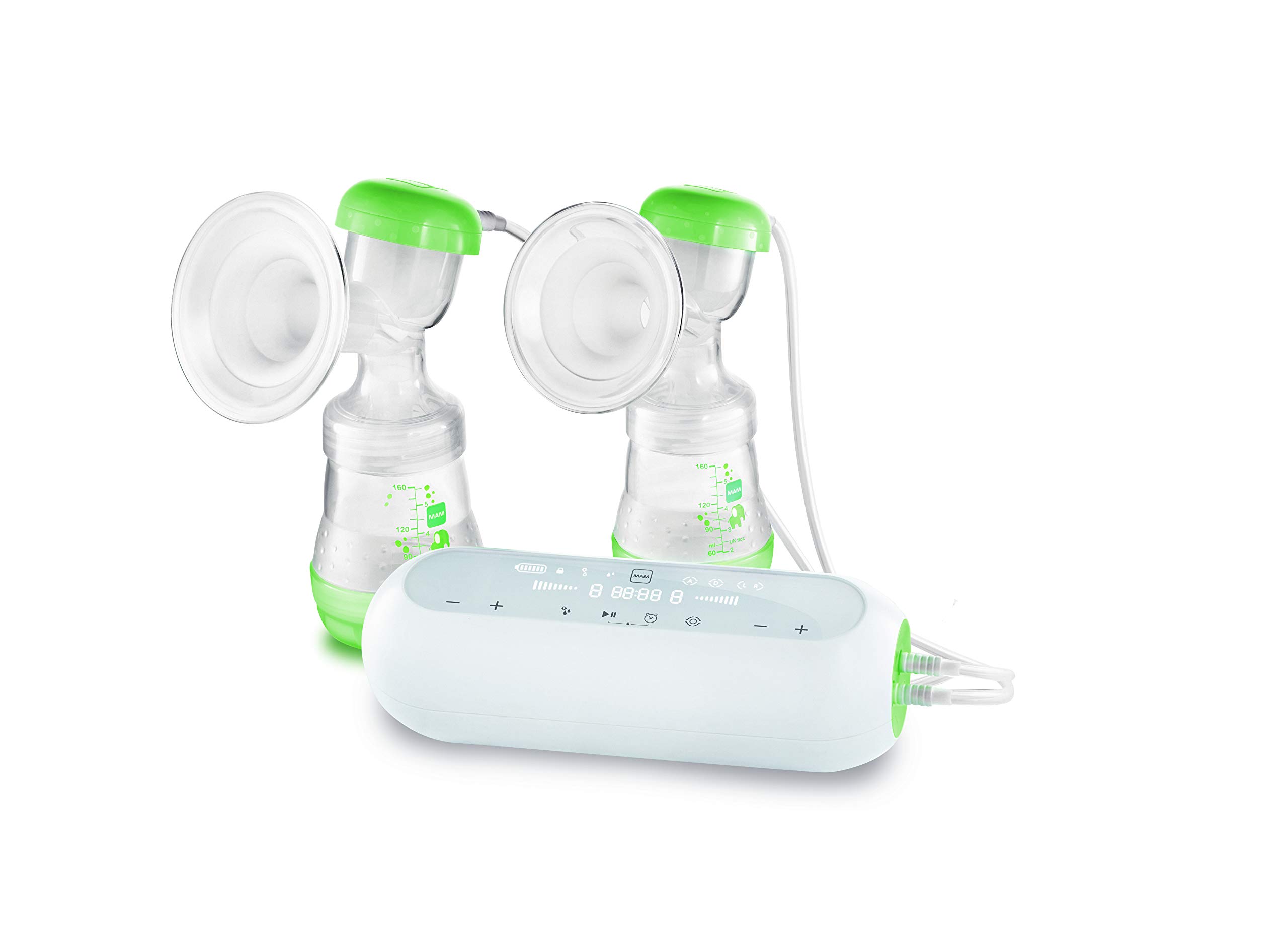 mam-tiralatte-elettrico-doppio-2-in-1-silenzioso-imbuto-in-silicone-morbido-touc image 1