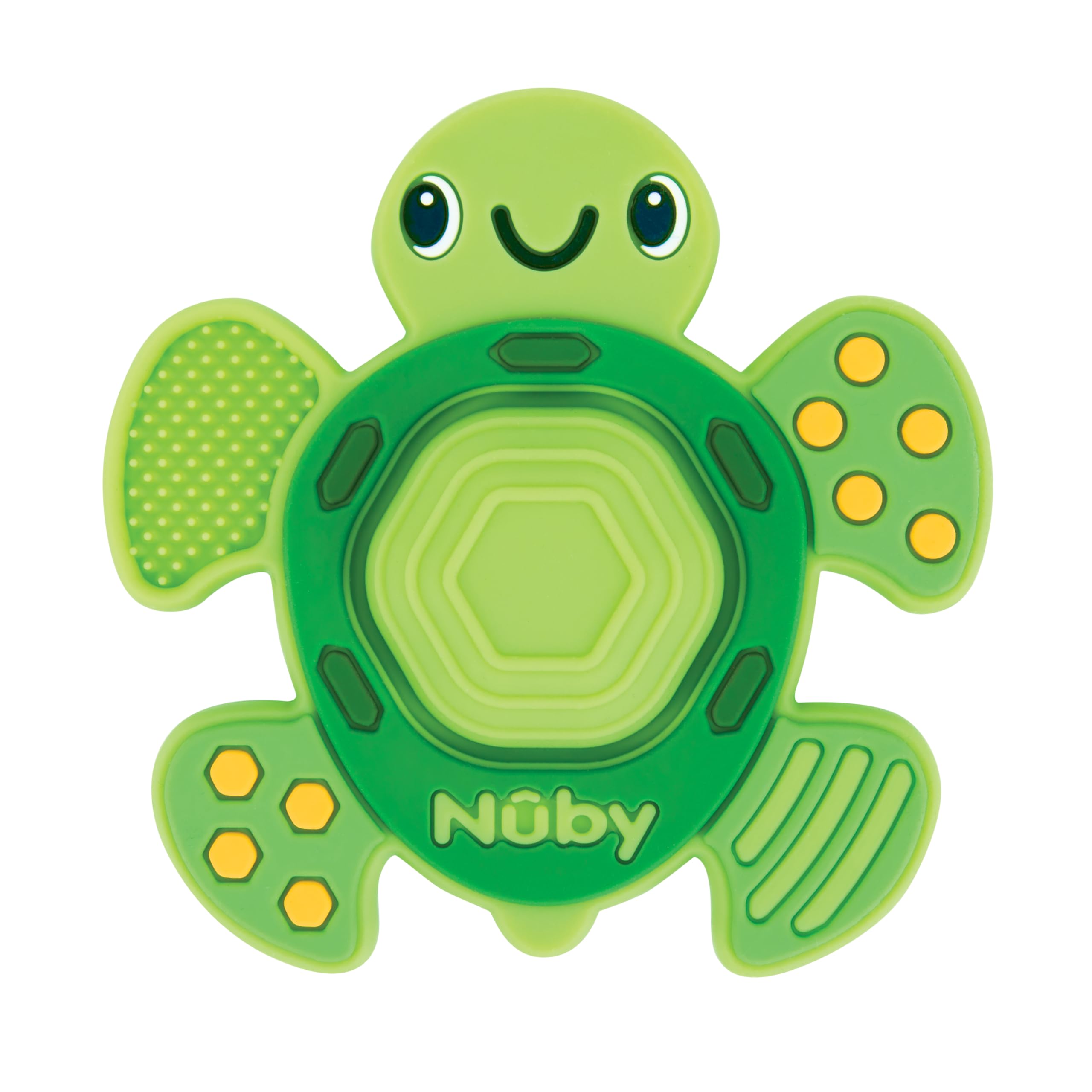 nuby-teethe-n-pop-tartaruga-anello-da-dentizione-sensoriale-in-silicone-morbido- image 1