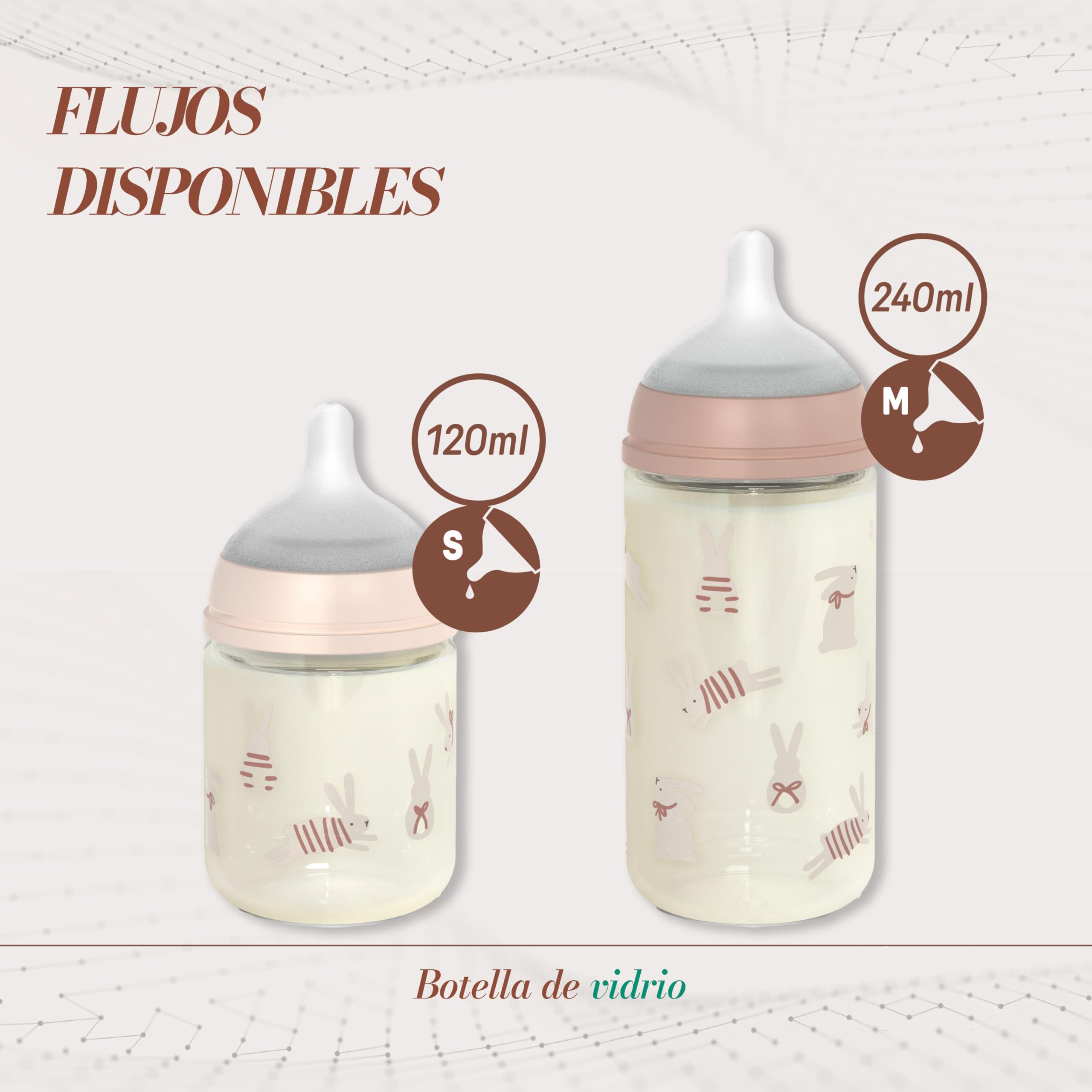 suavinex-confezione-2-biberon-vetro-120ml-240ml-sx-pro-wonder-verde-tettarella-a image 2