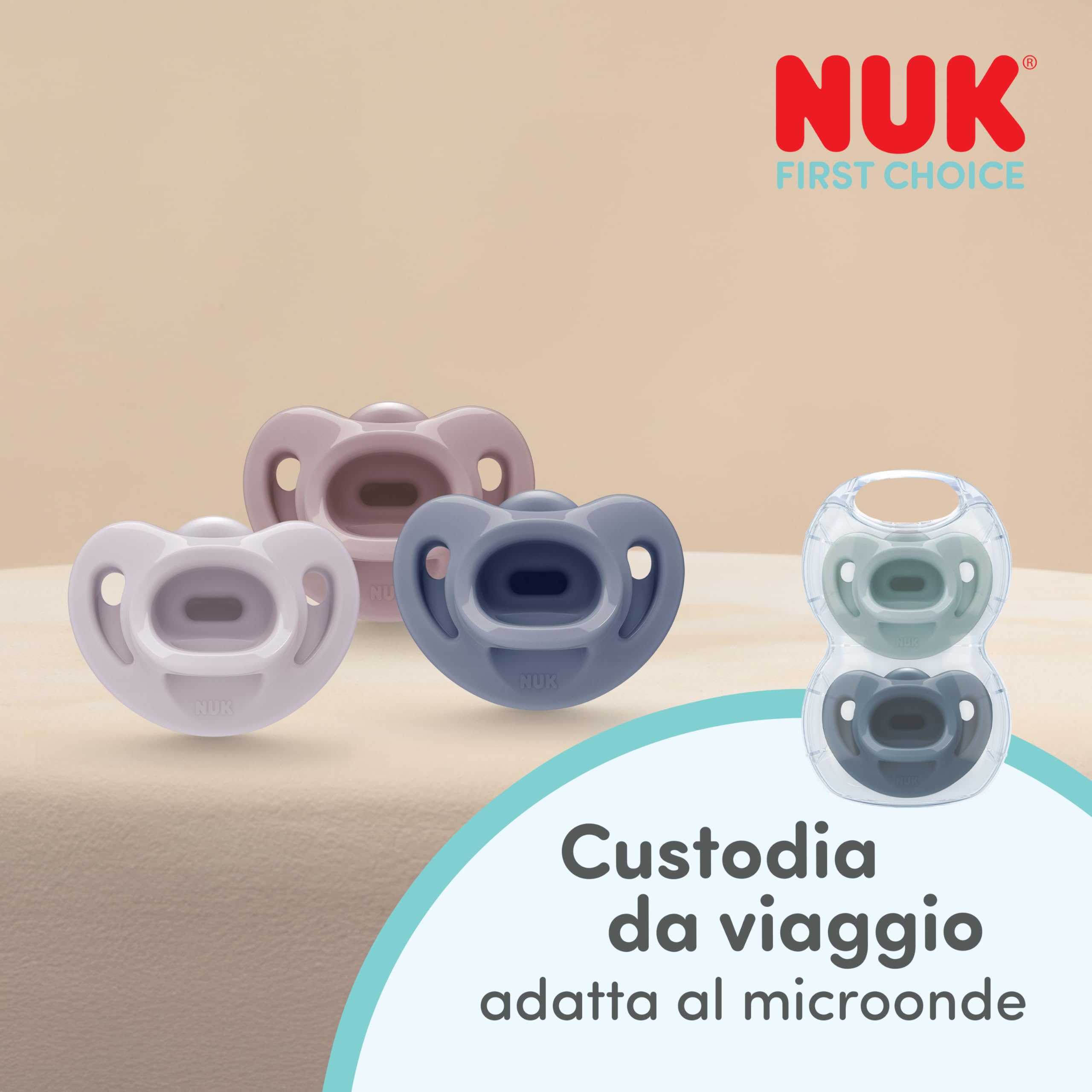 nuk-first-choice-soft-succhietto-ortodontico-per-bambini-0-6-mesi-100-silicone-s image 6