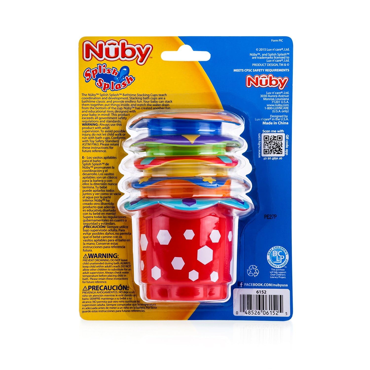 nuby-splish-splash-set-5-bicchieri-da-bagno-impilabili-in-silicone-giocattolo-ed image 5