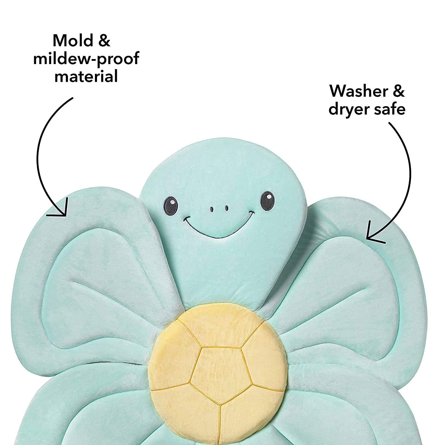 nuby-dr-talbot-s-cuscino-da-bagno-a-forma-di-tartaruga-per-beb-morbido-supporto- image 3