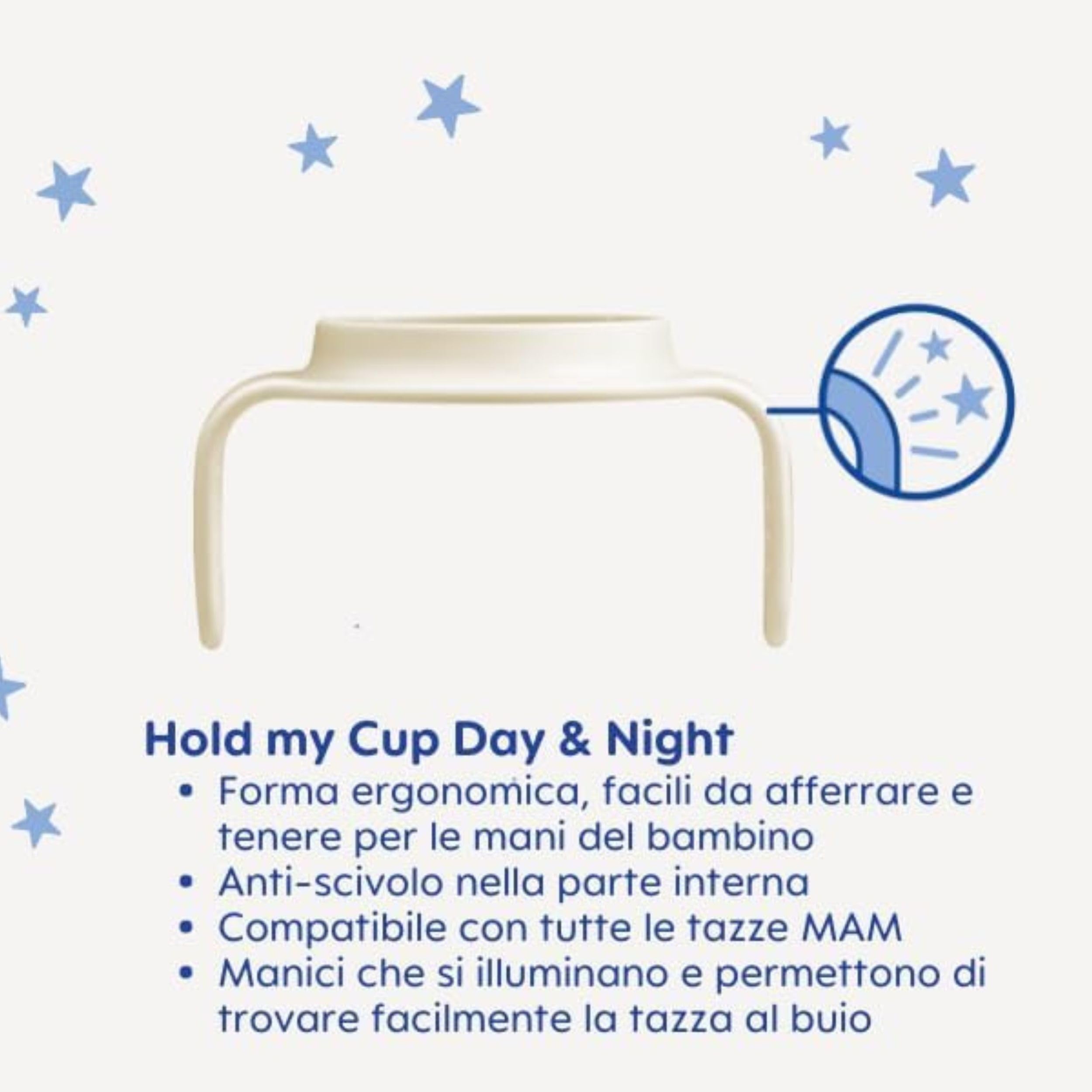 mam-trainer-night-220-ml-biberon-acqua-con-beccuccio-antigoccia-e-manici-luminos image 4