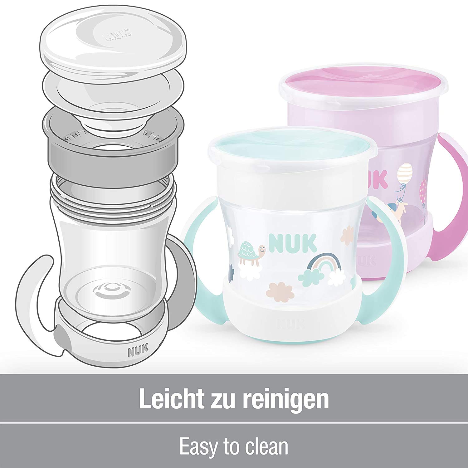 nuk-mini-magic-cup-160-ml-bicchiere-salvagoccia-a-bordo-360-blu image 4