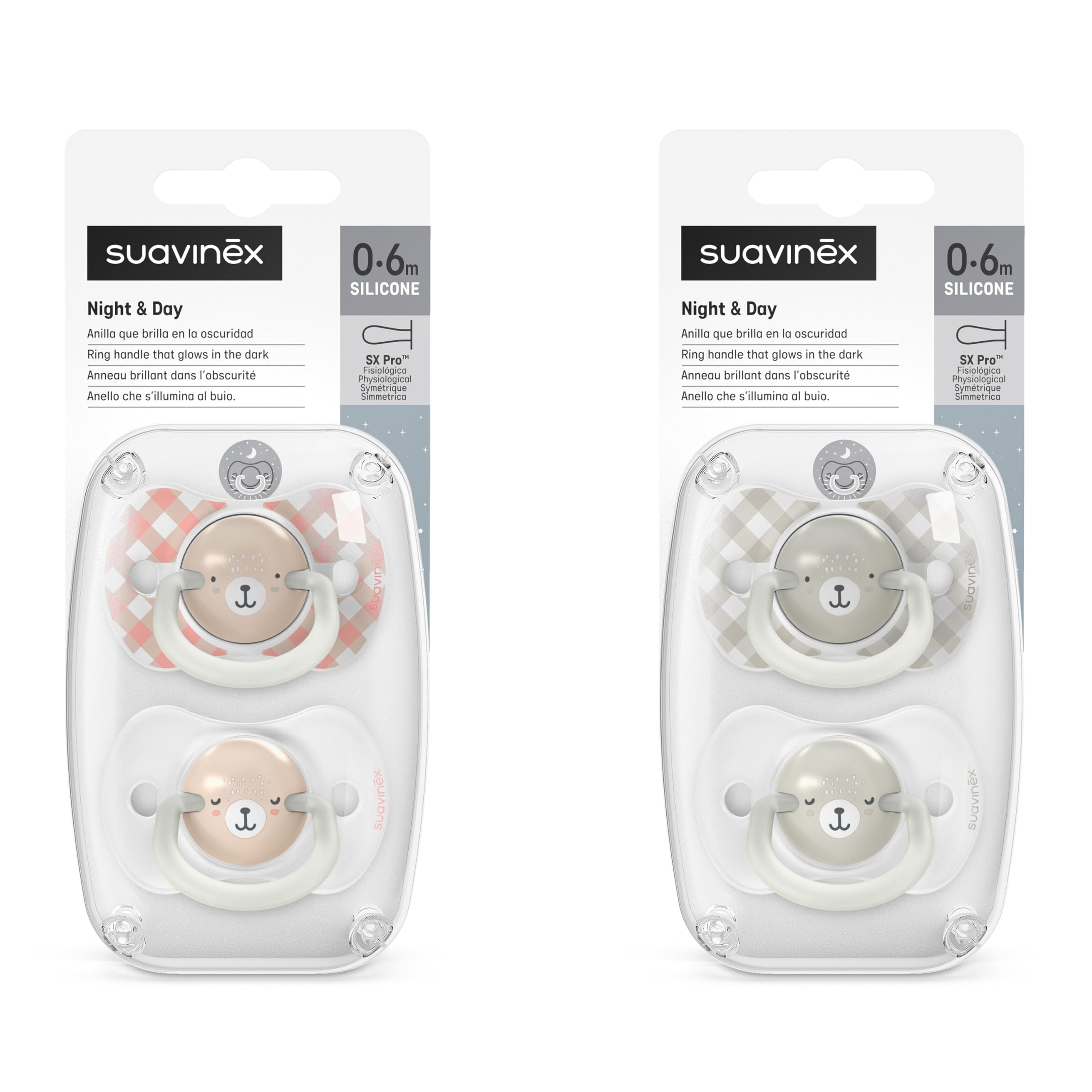 suavinex-ciucci-sx-pro-che-brillano-al-buio-confezione-4-neonati-0-6-mesi-silico image 4