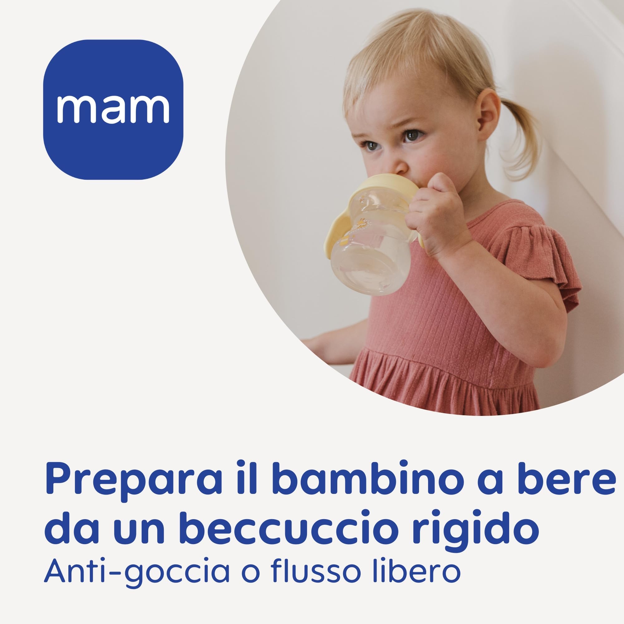 mam-learn-to-drink-cup-tazza-bambini-190-ml-6-mesi-beccuccio-morbido-anti-goccia image 2