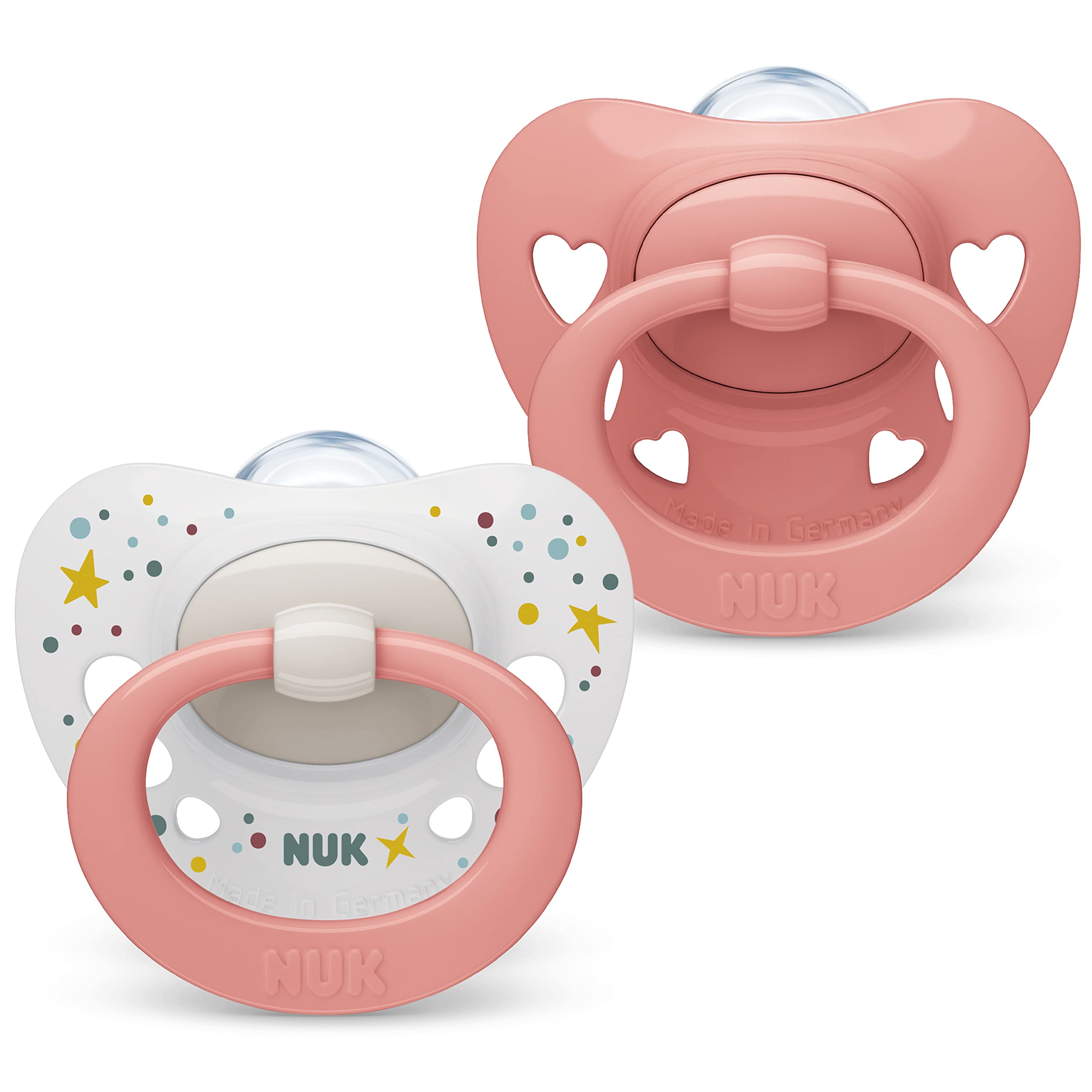 nuk-signature-succhietto-ortodontico-0-6-mesi-2-pezzi-tettarella-in-silicone-sen image 1