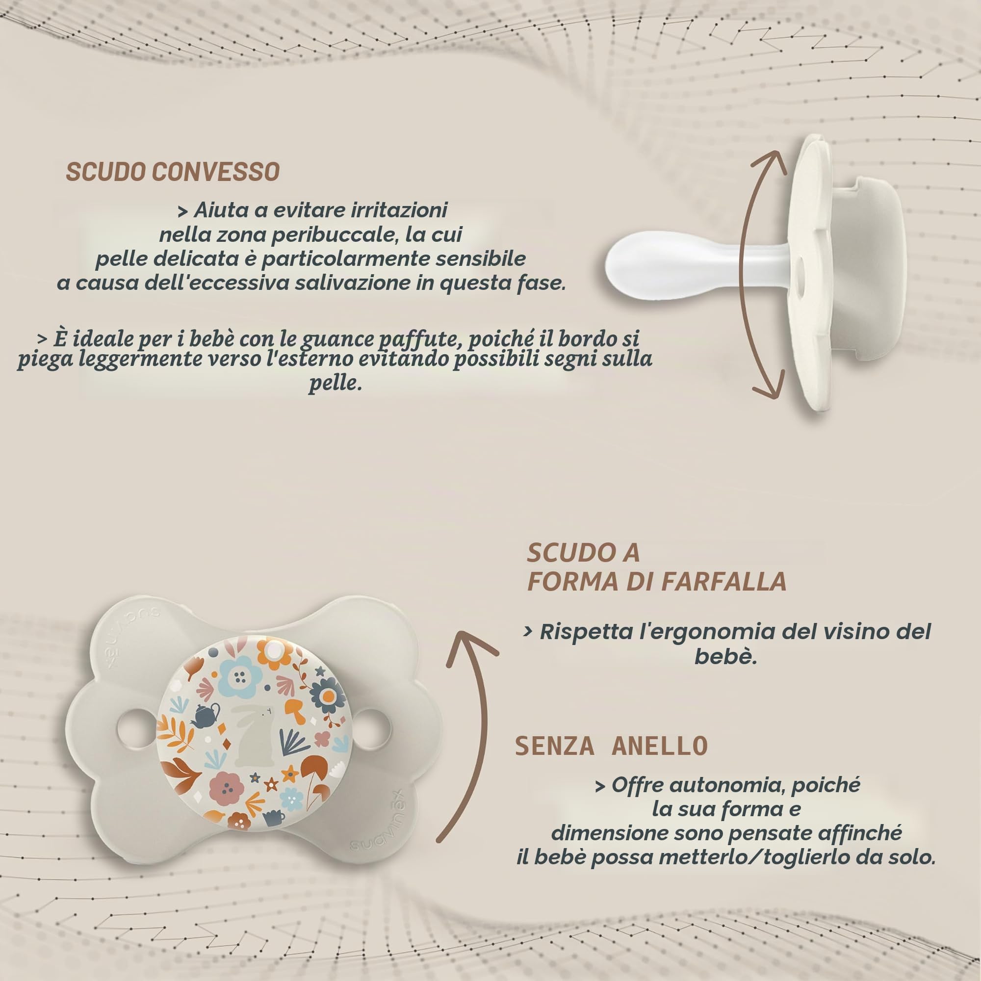 suavinex-sx-pro-ciucci-0-6-mesi-wonderland-beige-confezione-2-tettarella-fisiolo image 7