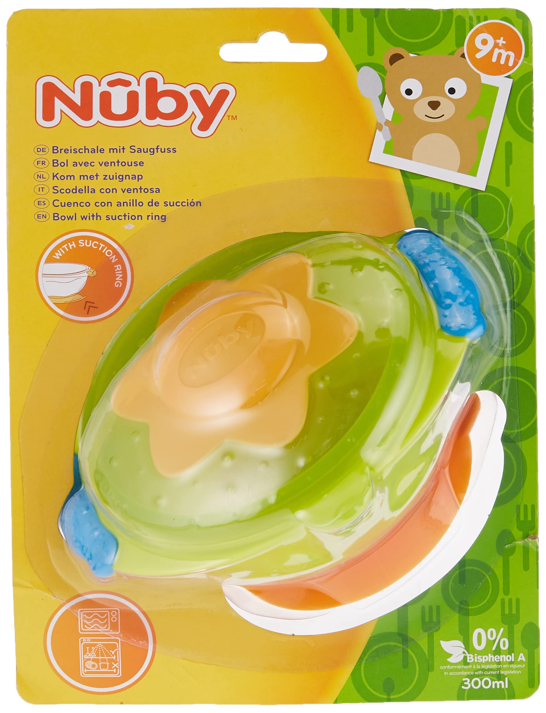 nuby-piatto-con-coperchio-e-ventosa-antiscivolo-adatto-al-microonde-da-9-mesi-co image 1