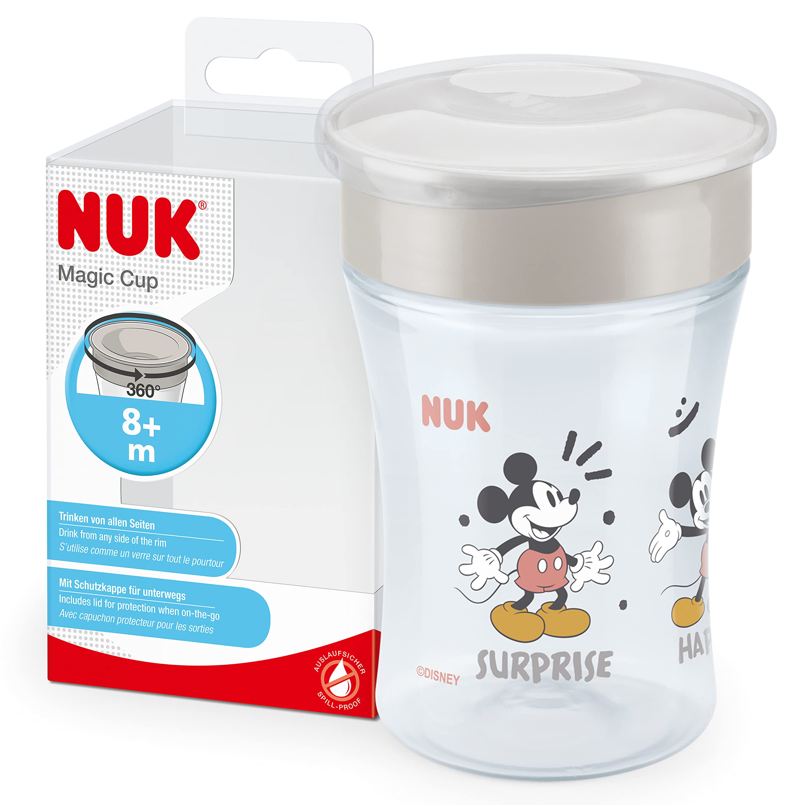nuk-magic-cup-230-ml-bicchiere-antigoccia-a-bordo-360-8-mesi-senza-bpa-disney-to image 8