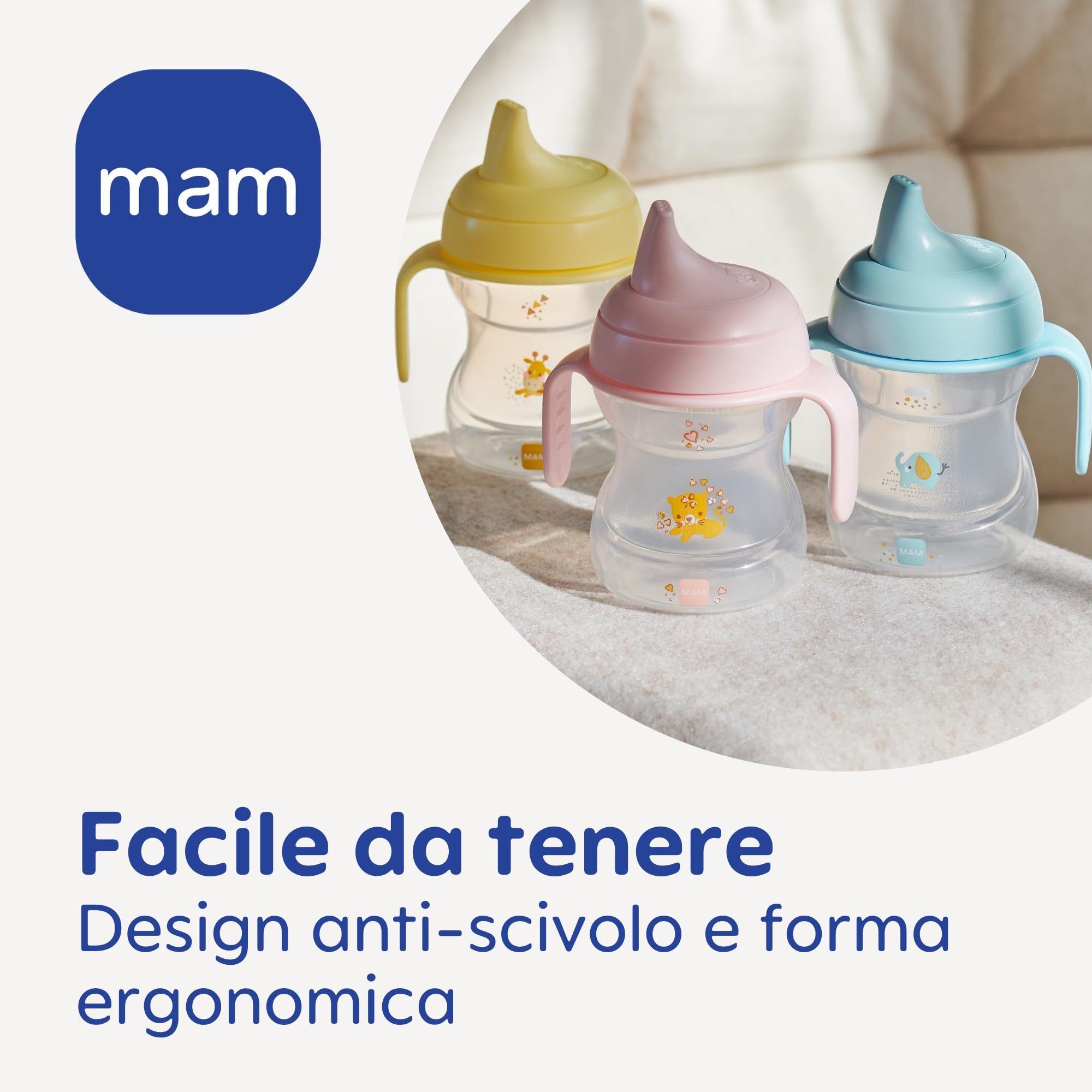 mam-learn-to-drink-cup-tazza-bambini-190-ml-6-mesi-beccuccio-morbido-anti-goccia image 3
