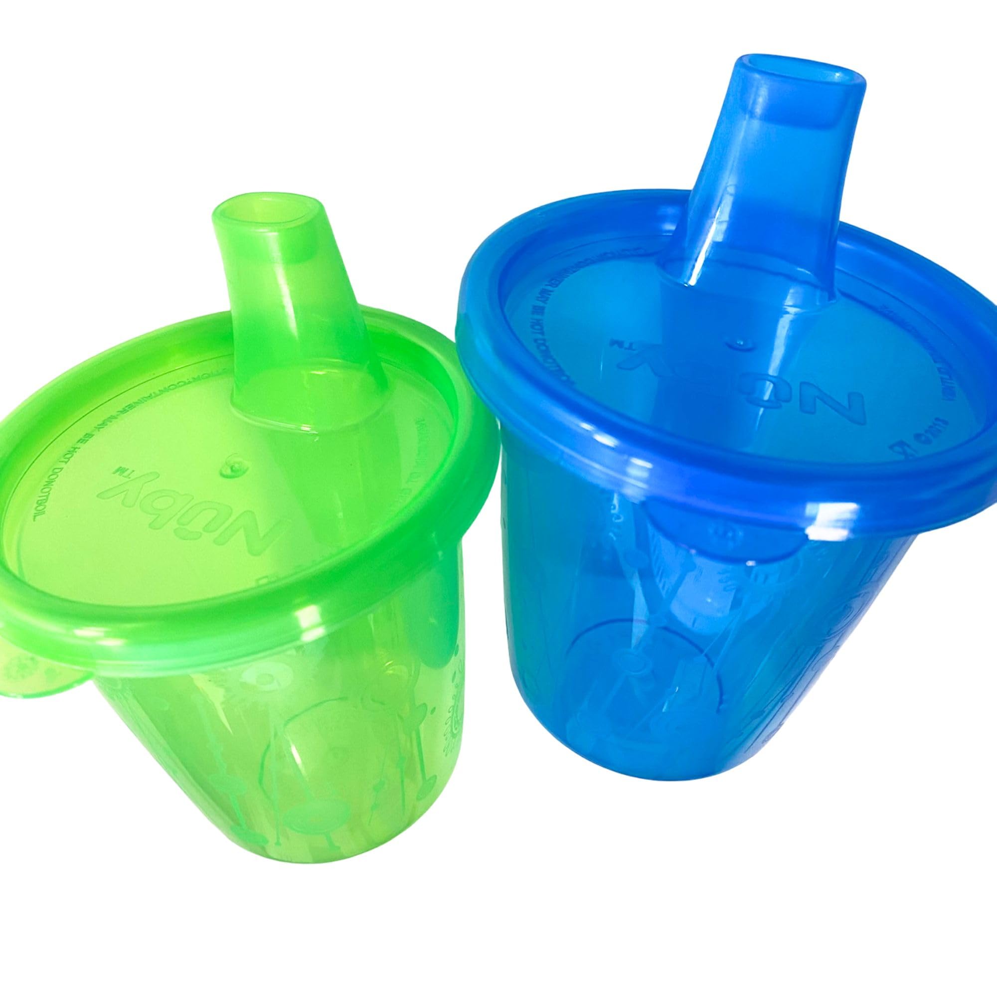 nuby-wash-or-toss-bicchieri-con-beccuccio-in-polipropilene-210-ml-set-da-6-pezzi image 5