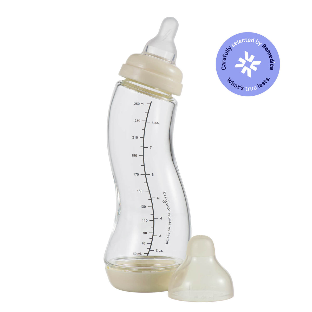 difrax-natural-biberon-in-vetro-s-anti-colica-250-ml-in-borosilicato image 3