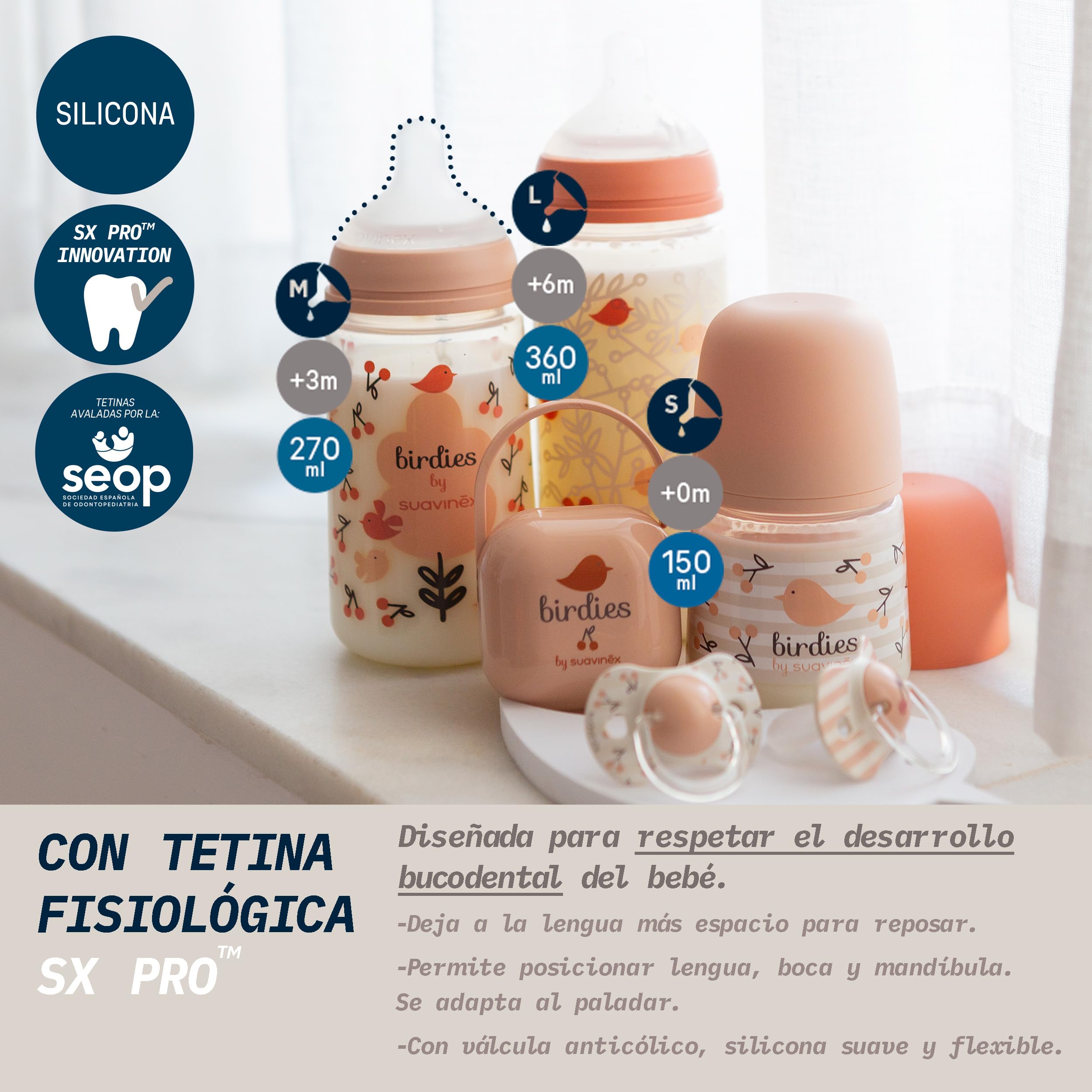 suavinex-sx-pro-confezione-2-biberon-anticolici-270-ml-tettarella-simmetrica-in- image 4