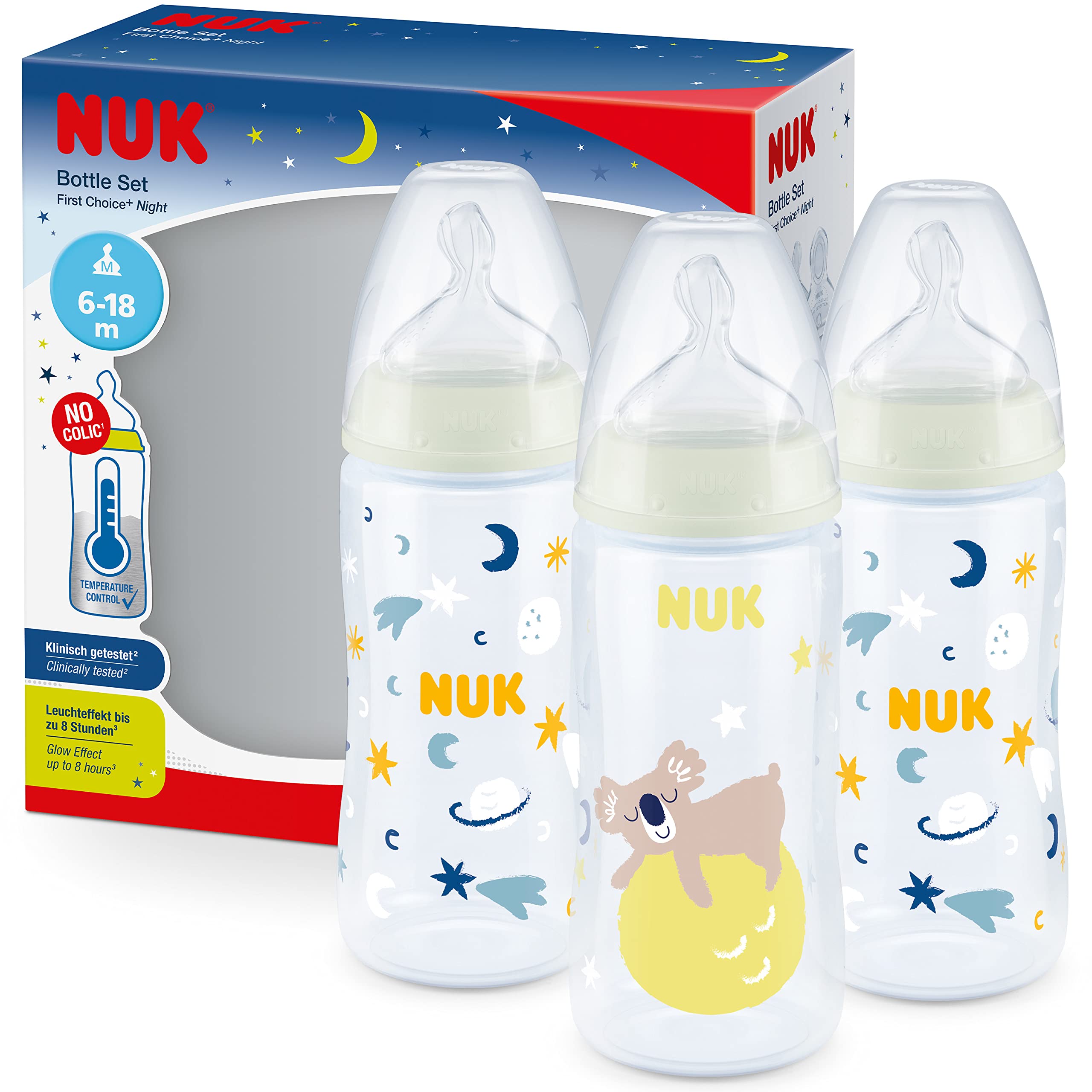 nuk-first-choice-set-biberon-notturno-luminoso-6-18-mesi-3-biberon-anti-colica-d image 1