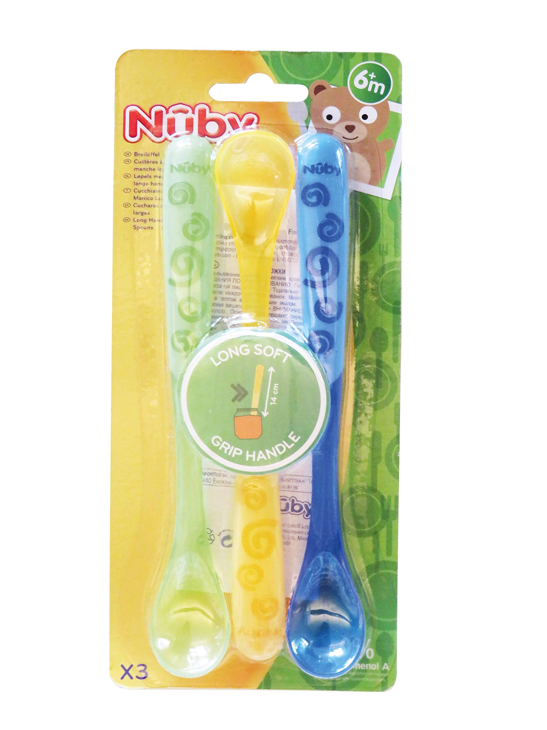 nuby-cucchiaio-lungo-per-svezzamento-manico-18-cm-per-raggiungere-il-fondo-dei-v image 6