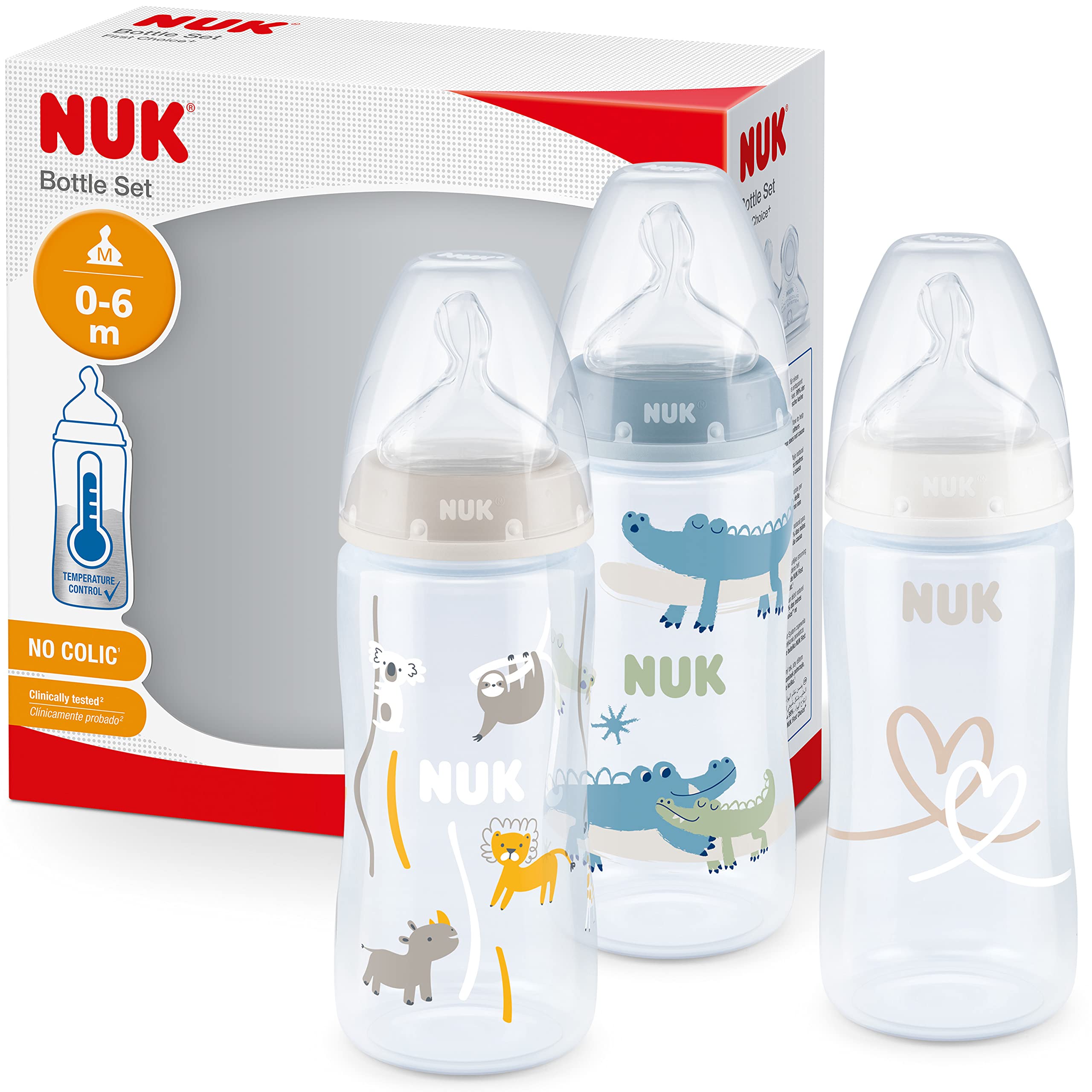 nuk-first-choice-set-biberon-300-ml-0-6-mesi-3-pezzi-con-controllo-temperatura-s image 1