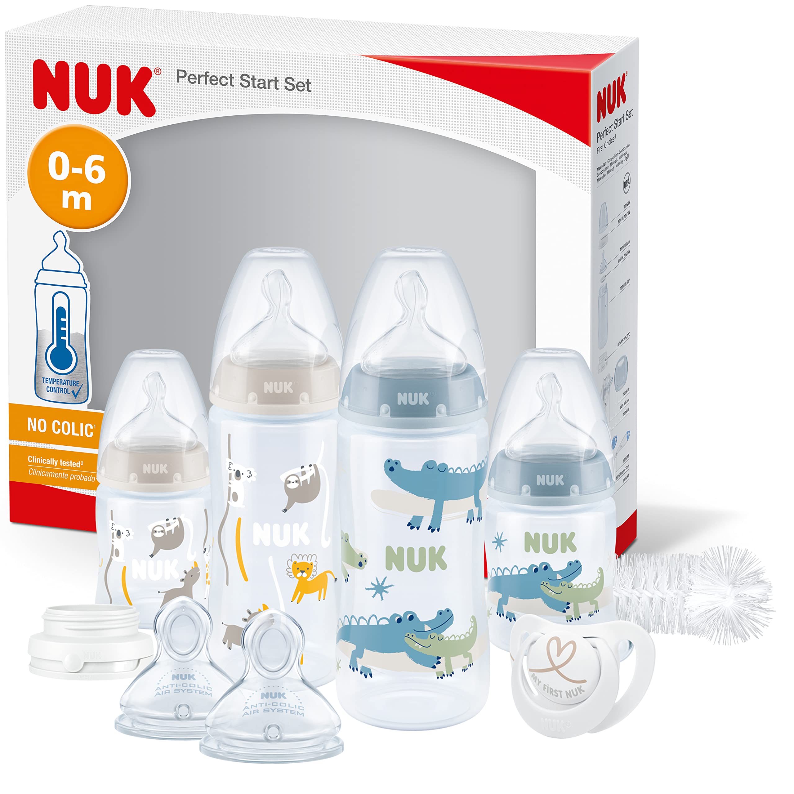 nuk-perfect-start-first-choice-set-biberon-10-pezzi-0-18-mesi-4-biberon-150-300- image 1