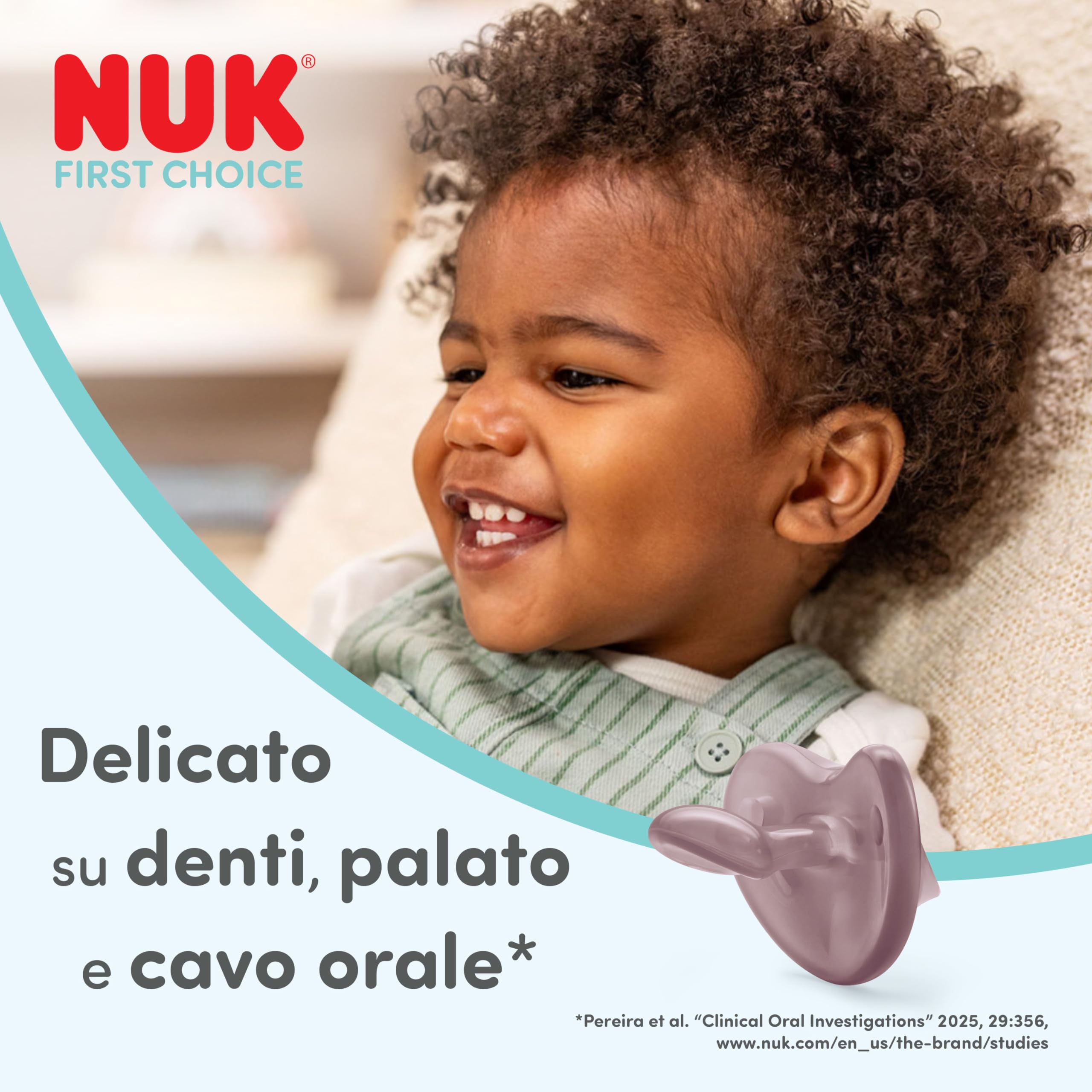 nuk-first-choice-soft-succhietto-ortodontico-per-bambini-0-6-mesi-100-silicone-s image 4
