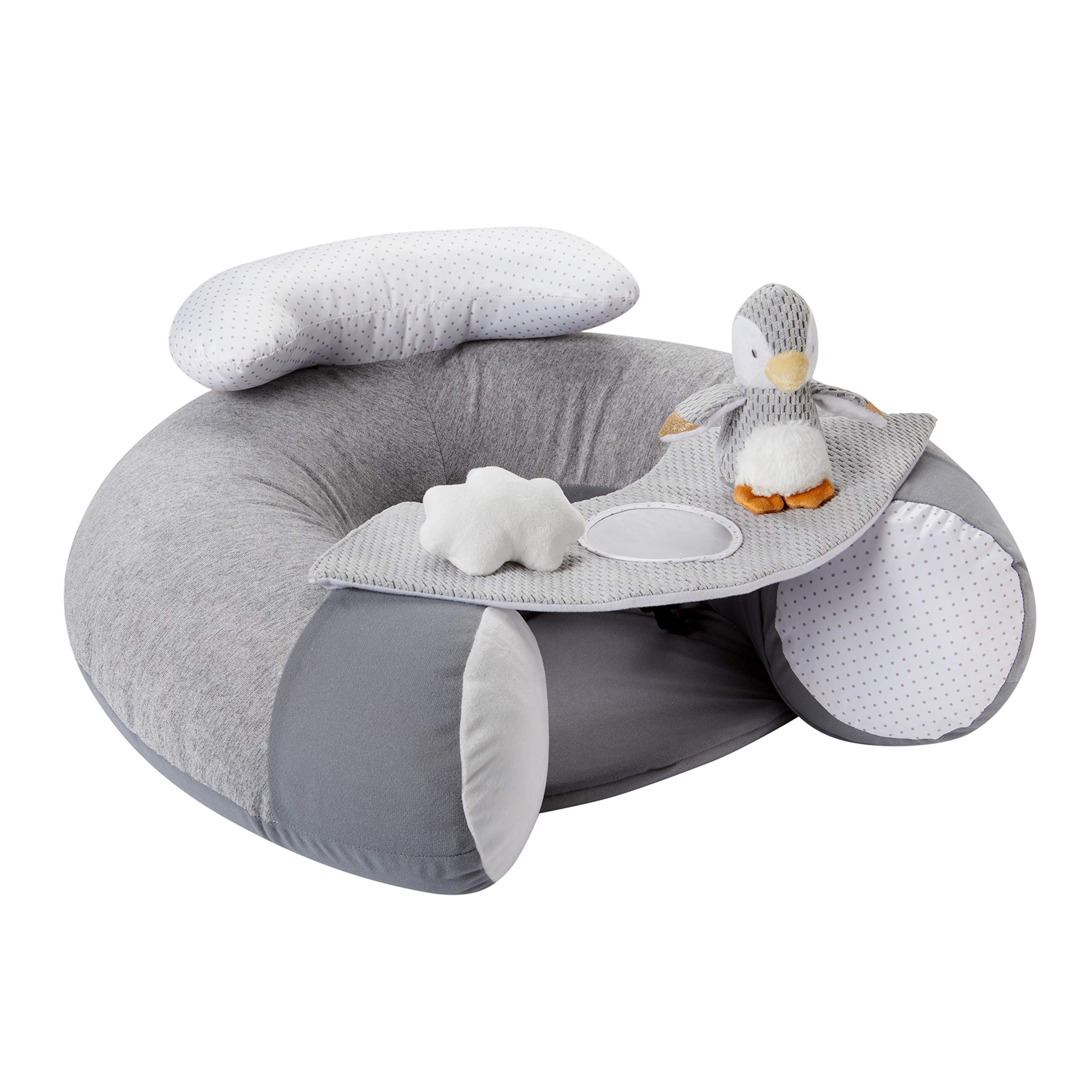 nuby-little-penguin-seggiolino-educativo-sit-me-up-gonfiabile-con-giocattoli-e-v image 1