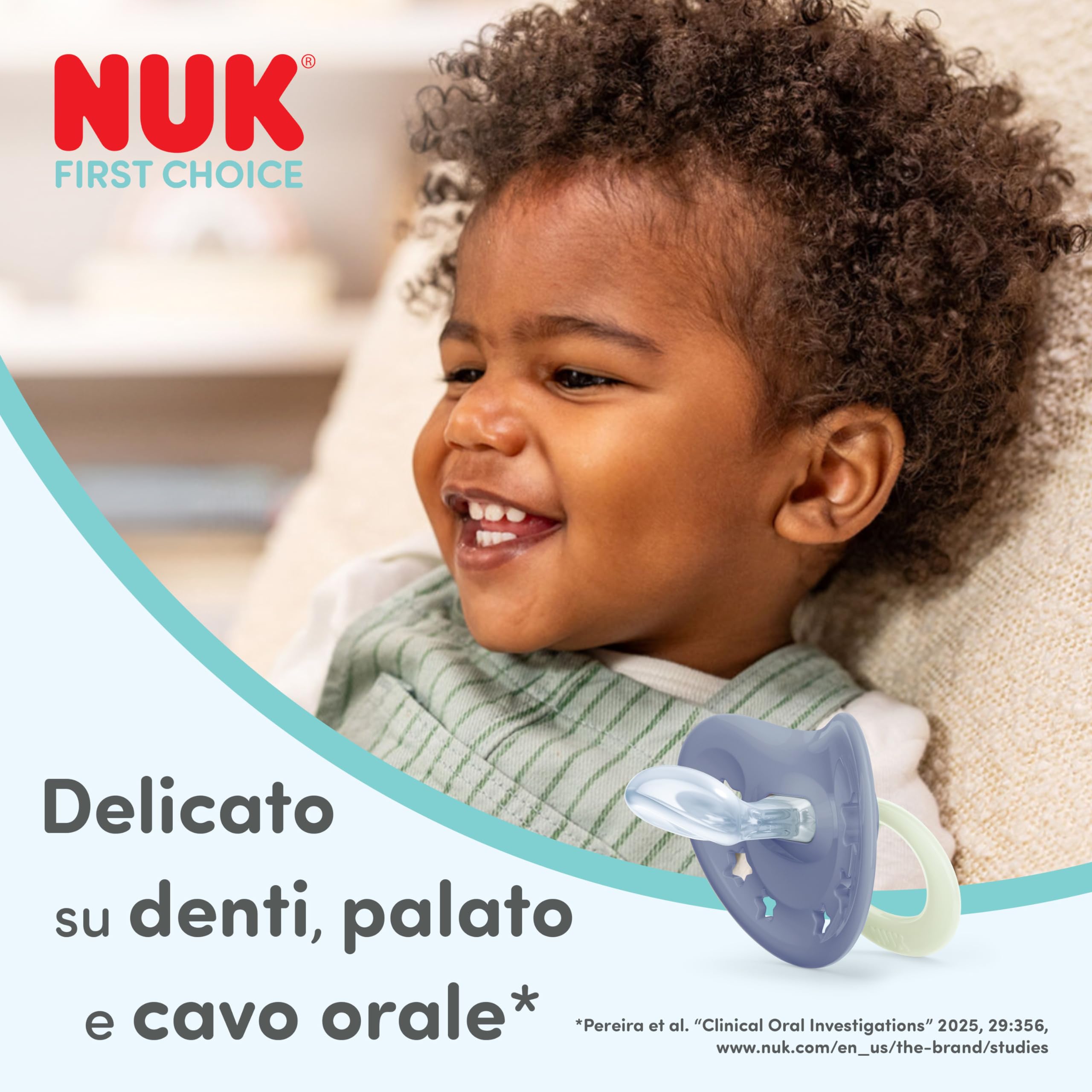 nuk-first-choice-classic-day-night-succhietto-ortodontico-0-6-mesi-che-si-illumi image 3