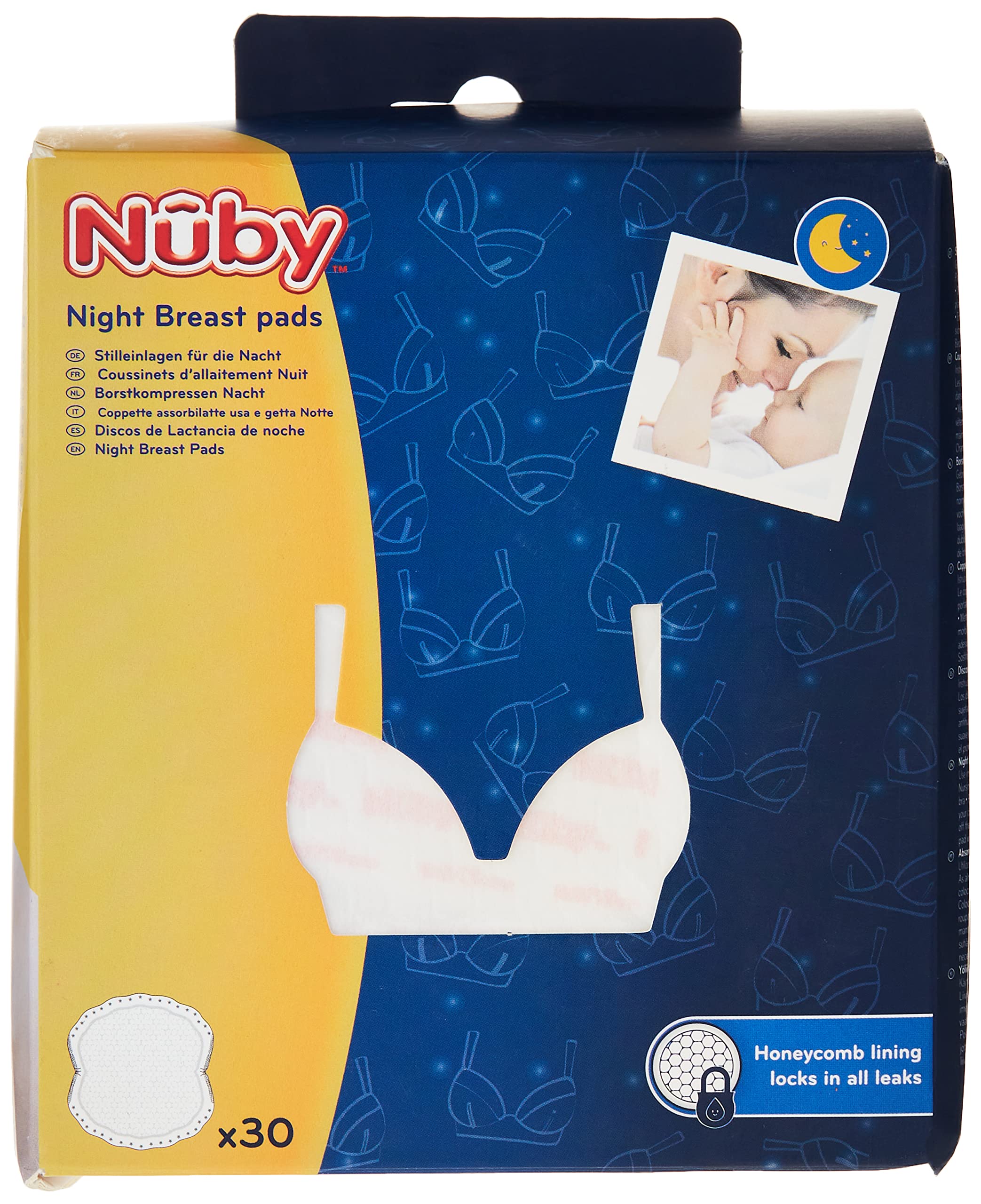 nuby-nv0107003-coppette-assorbilatte-ultrasottili-assorbimento-triplo-fino-a-100 image 1