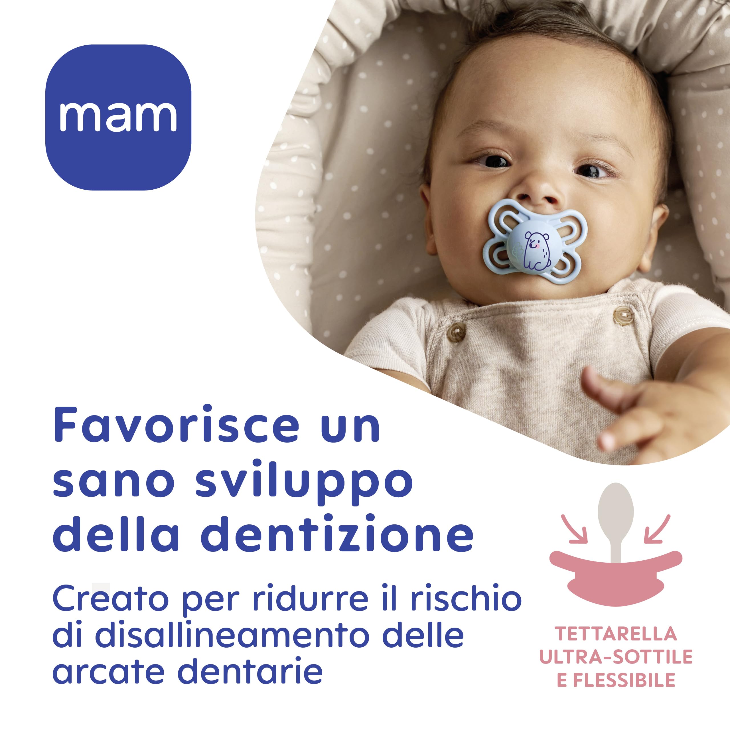 mam-perfect-ciuccio-6-mesi-6-16-mesi-tettarella-in-silicone-skinsoft-ultra-sotti image 2