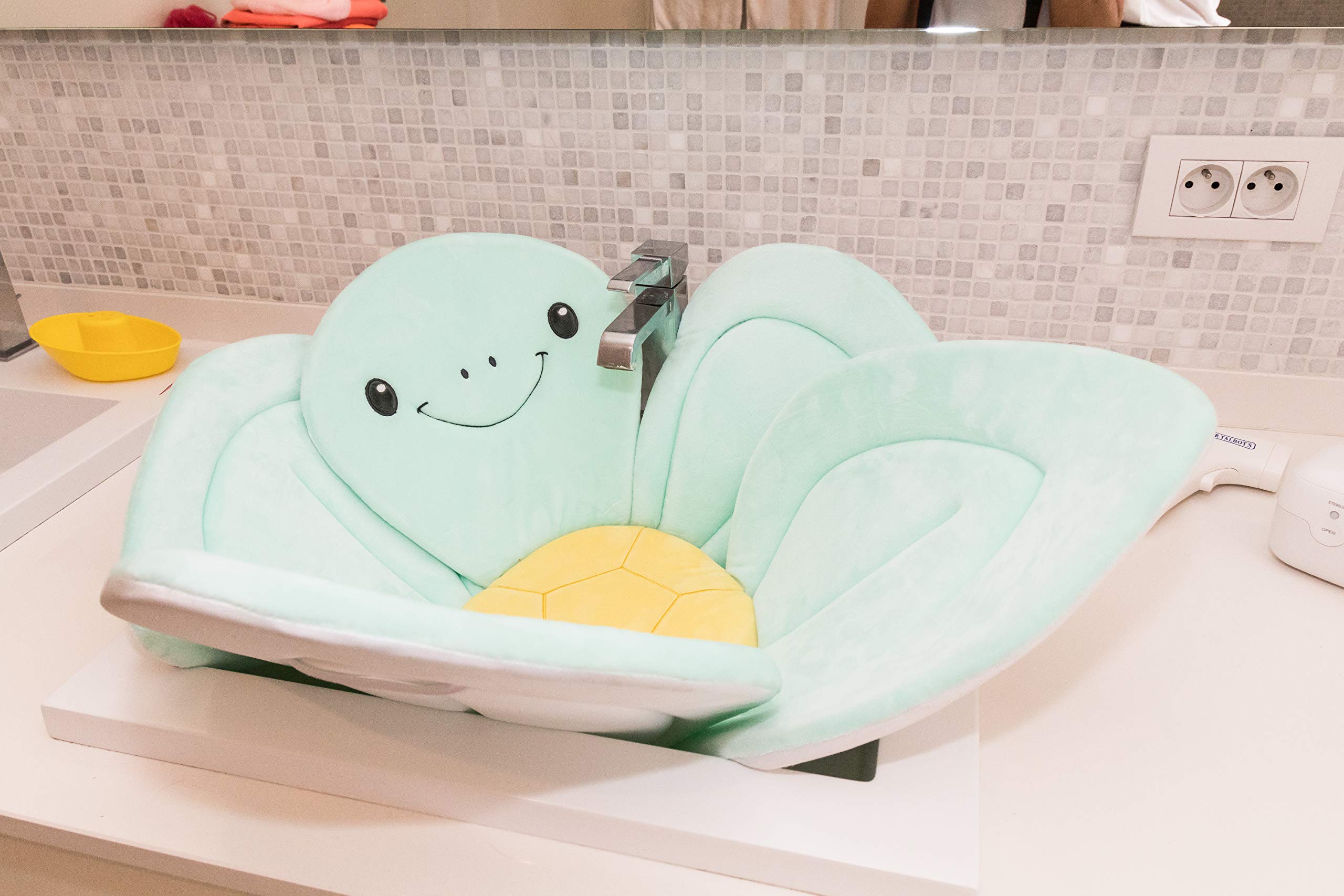 nuby-cuscino-da-bagno-tartaruga-morbido-supporto-bagnetto-per-vasca-o-lavandino- image 6